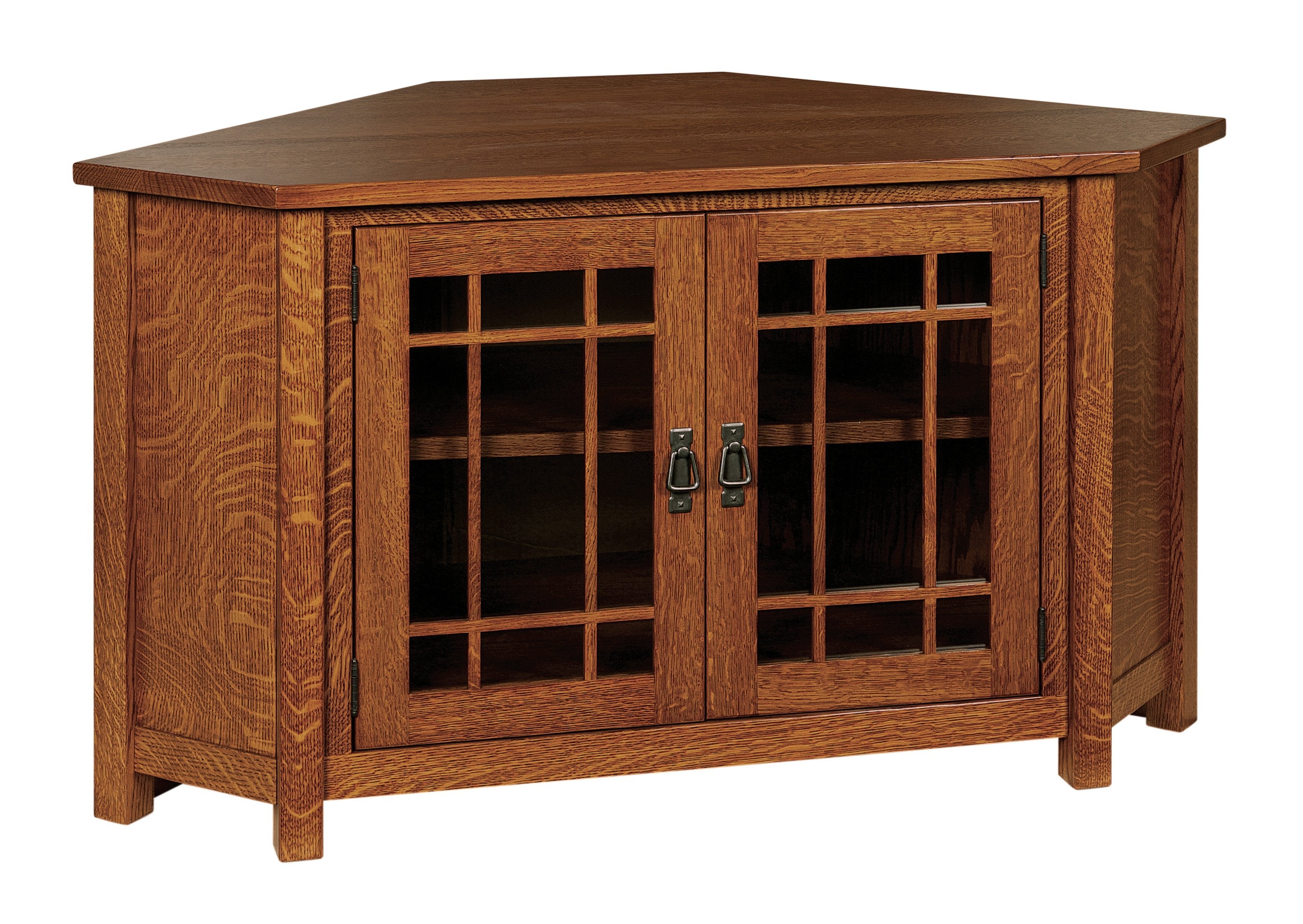Amish Landmark TV Corner Cabinet - Thumbnail 2