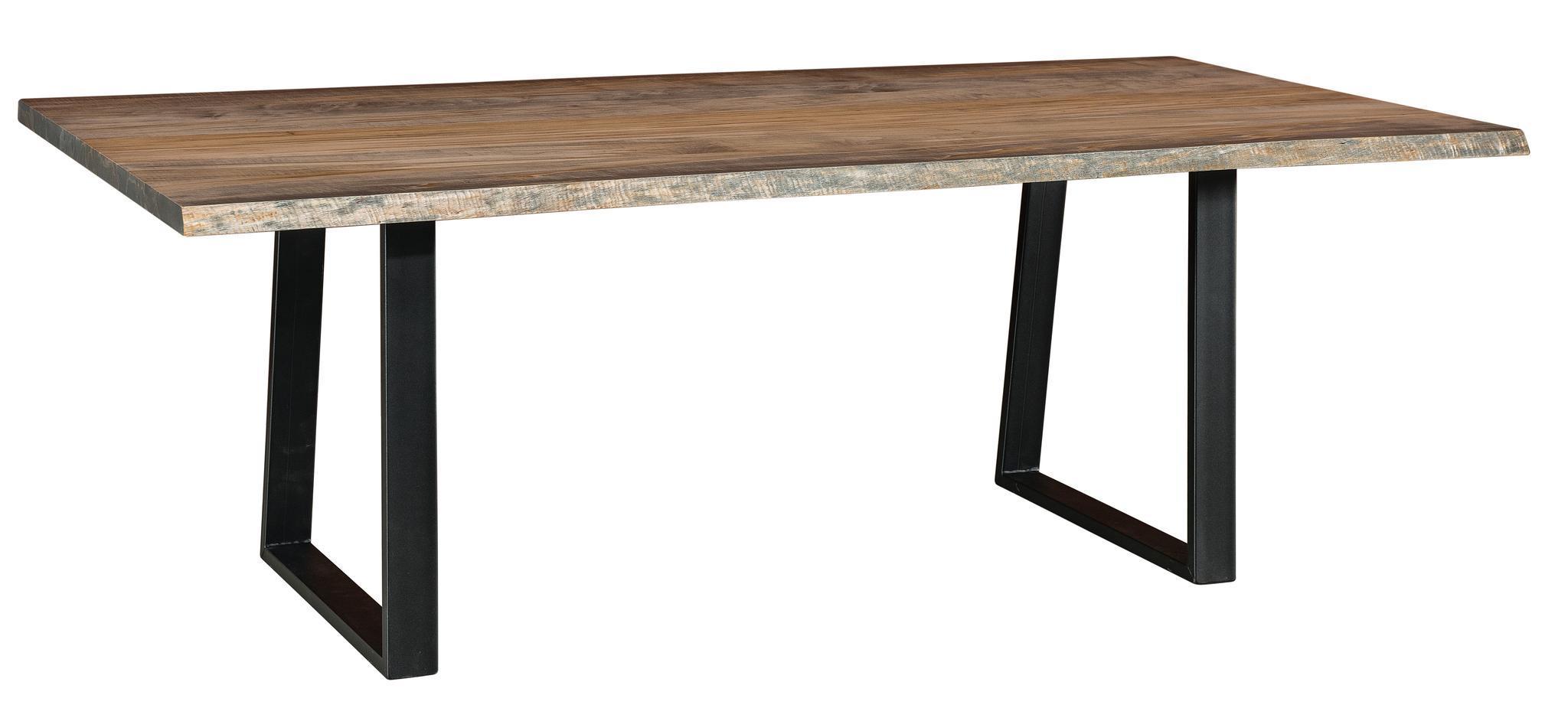 amish laredo table with live edge 