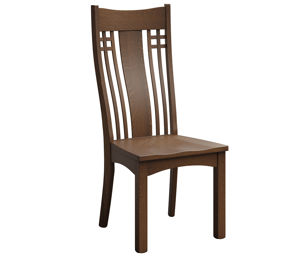 Amish Larson Mission Desk Chair - Thumbnail 2