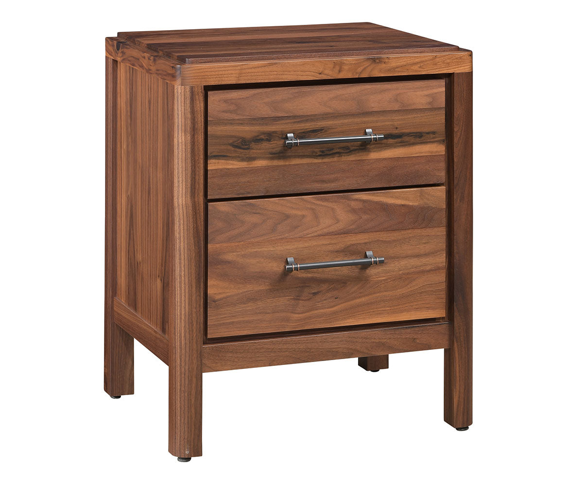 Amish Laura Lynn Two Drawer Nightstand