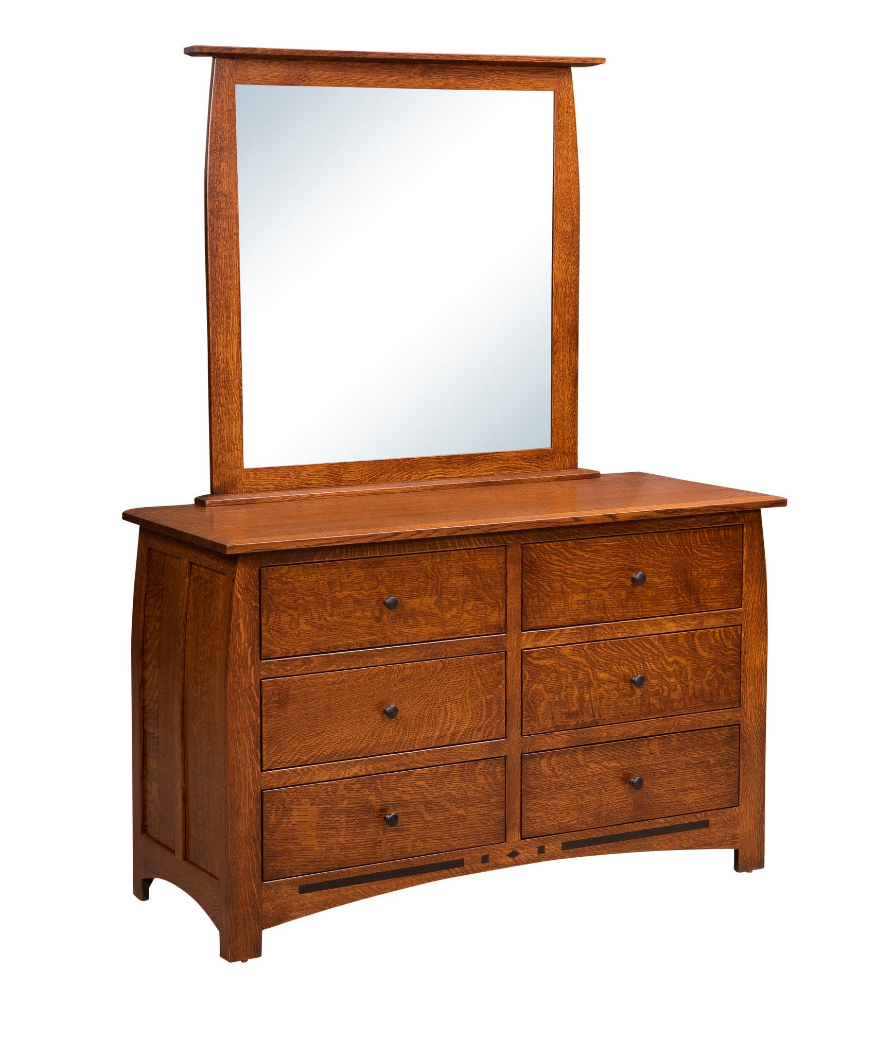 Amish Linbergh Six Drawer Dresser