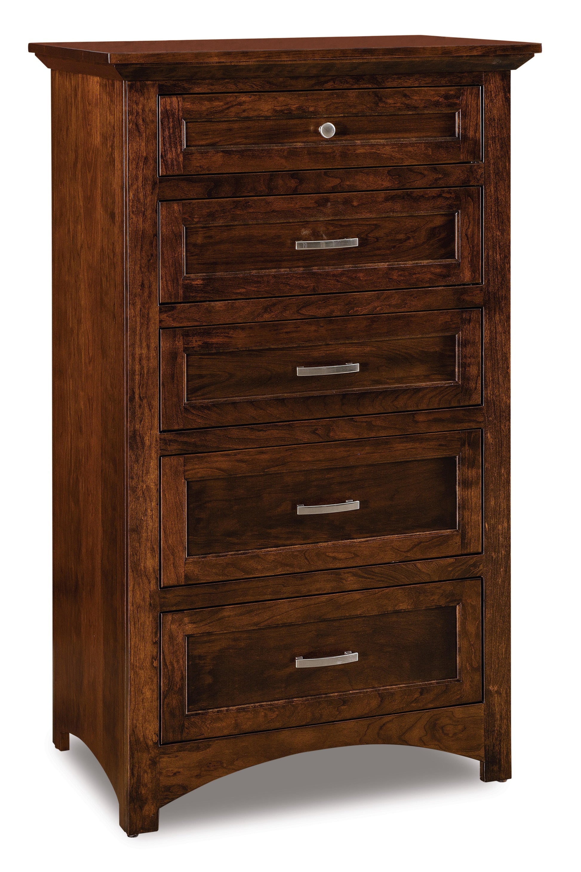 american made amish lincoln five drawer chest