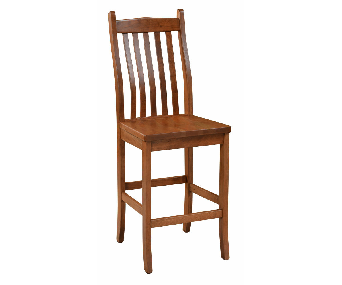 Amish Lincoln Stationary Bar Chair