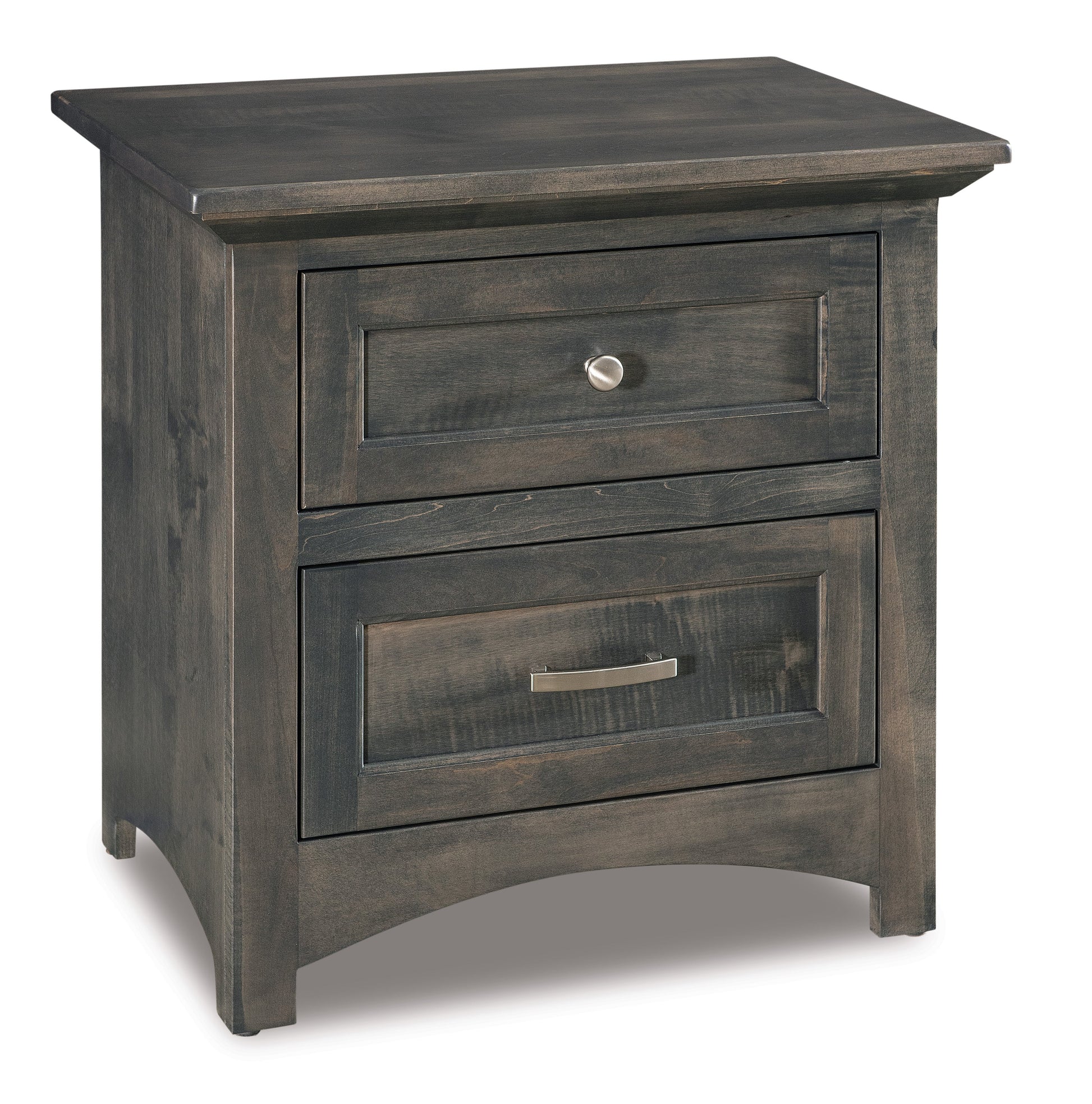 american made amish lincoln two drawer nightstand