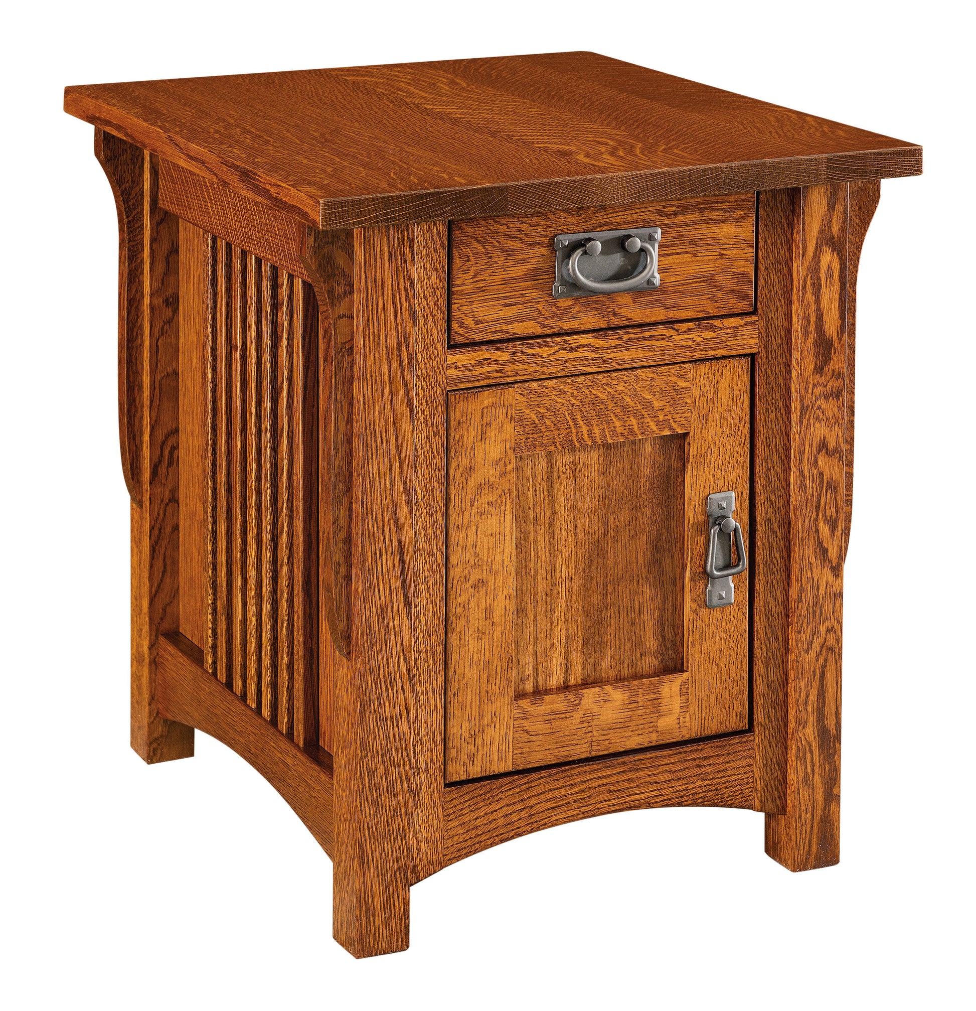 american made amish logan end table