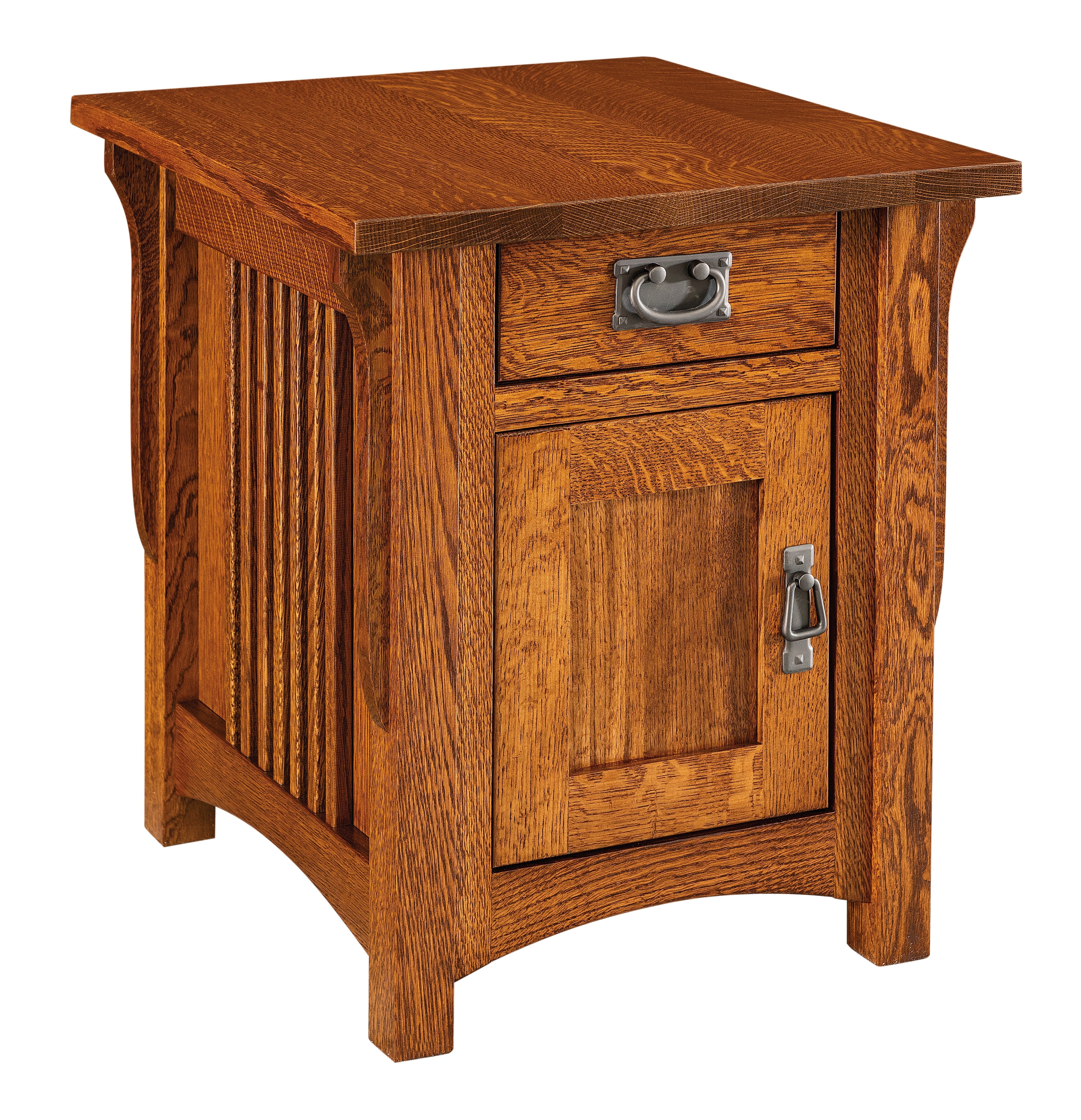 american made amish logan end table