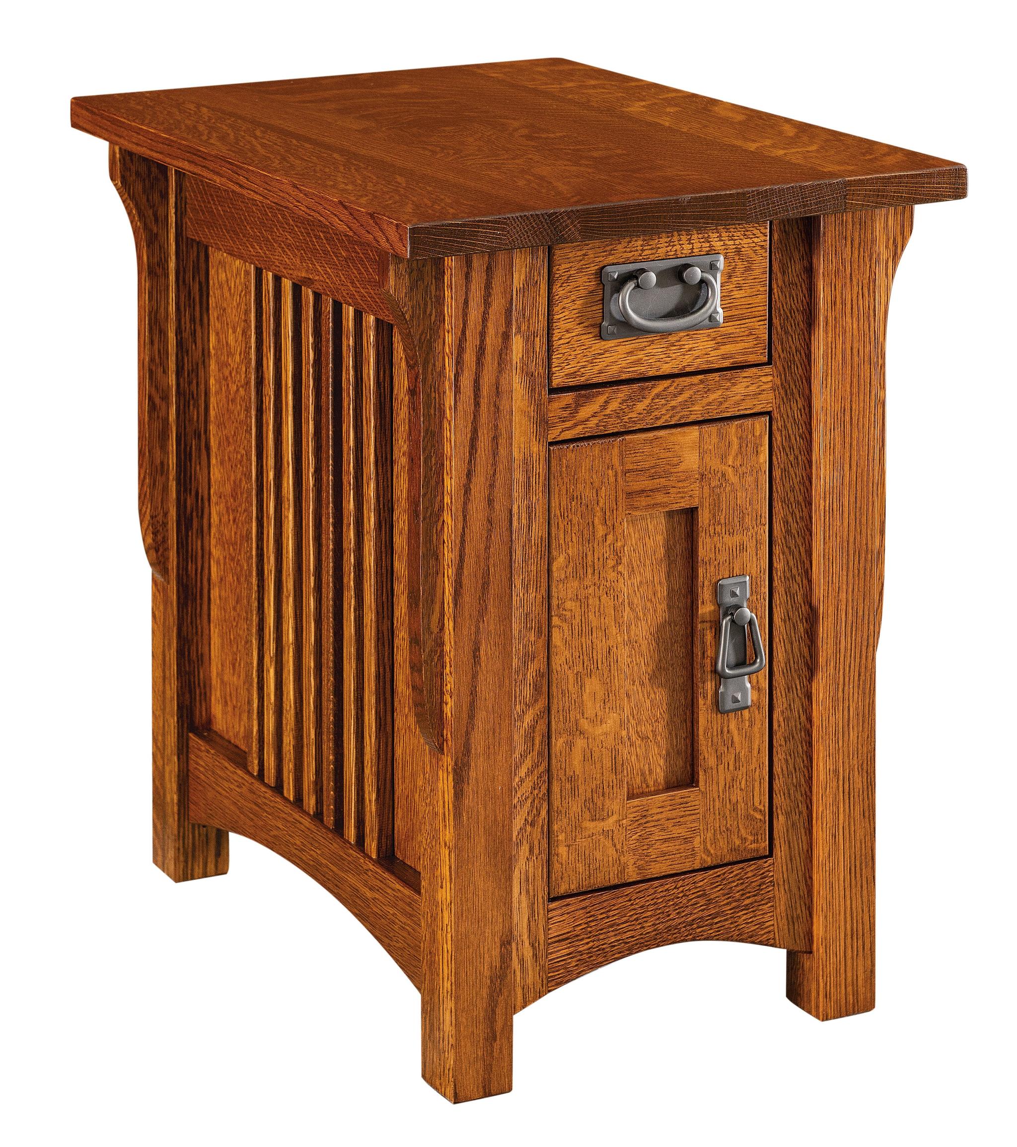american made amish logan end table