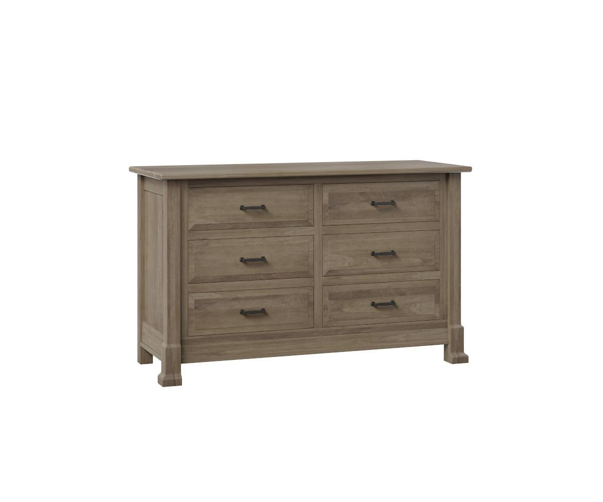 Amish Mackenzie Six Drawer Dresser