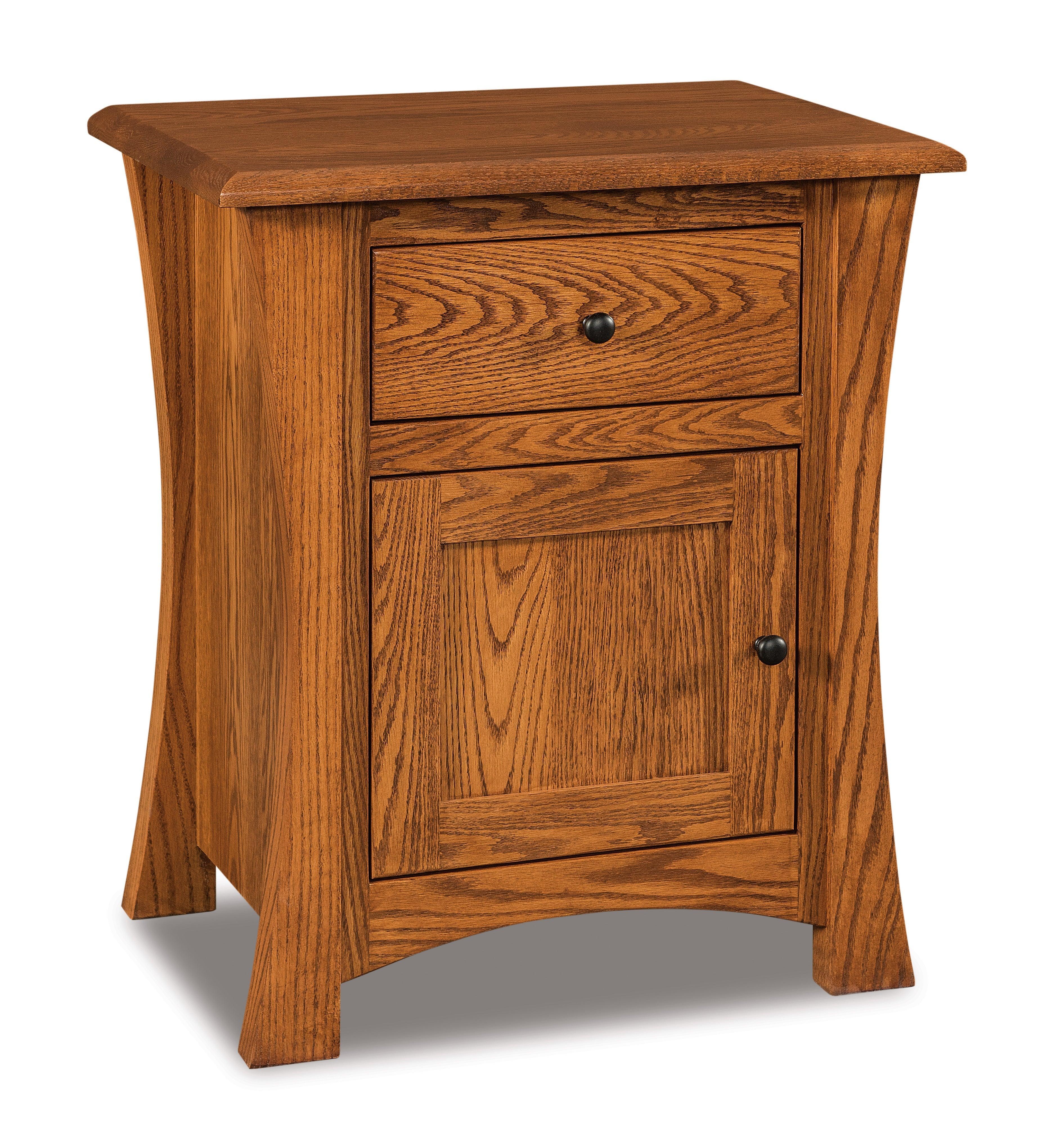 american made amish matison one drawer one door nightstand