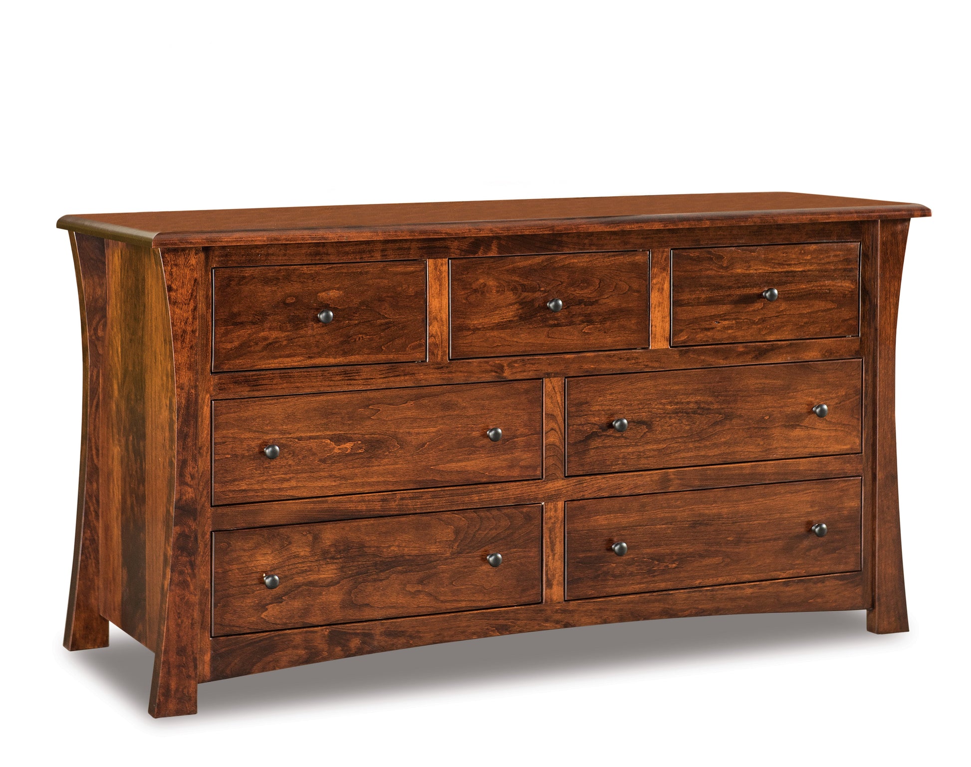 american made amish matison seven drawer dresser
