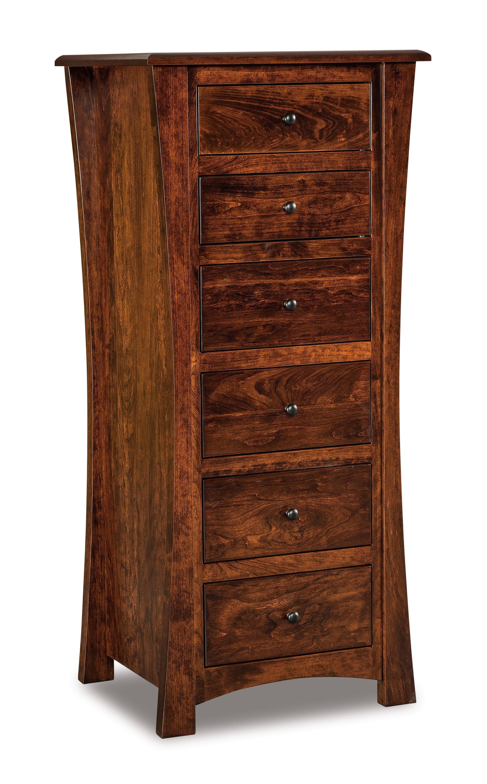 american made amish matison six drawer lingerie chest