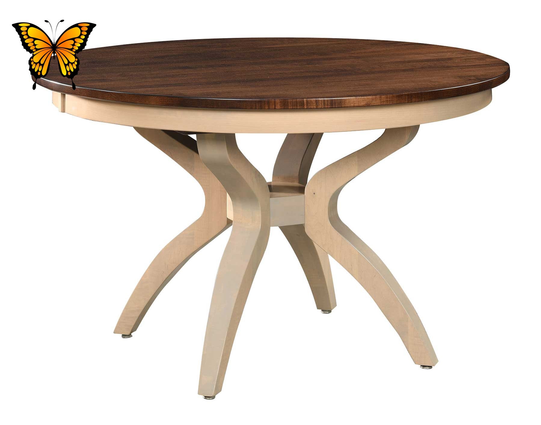 Amish Meggison Single Pedestal Table - Thumbnail 2