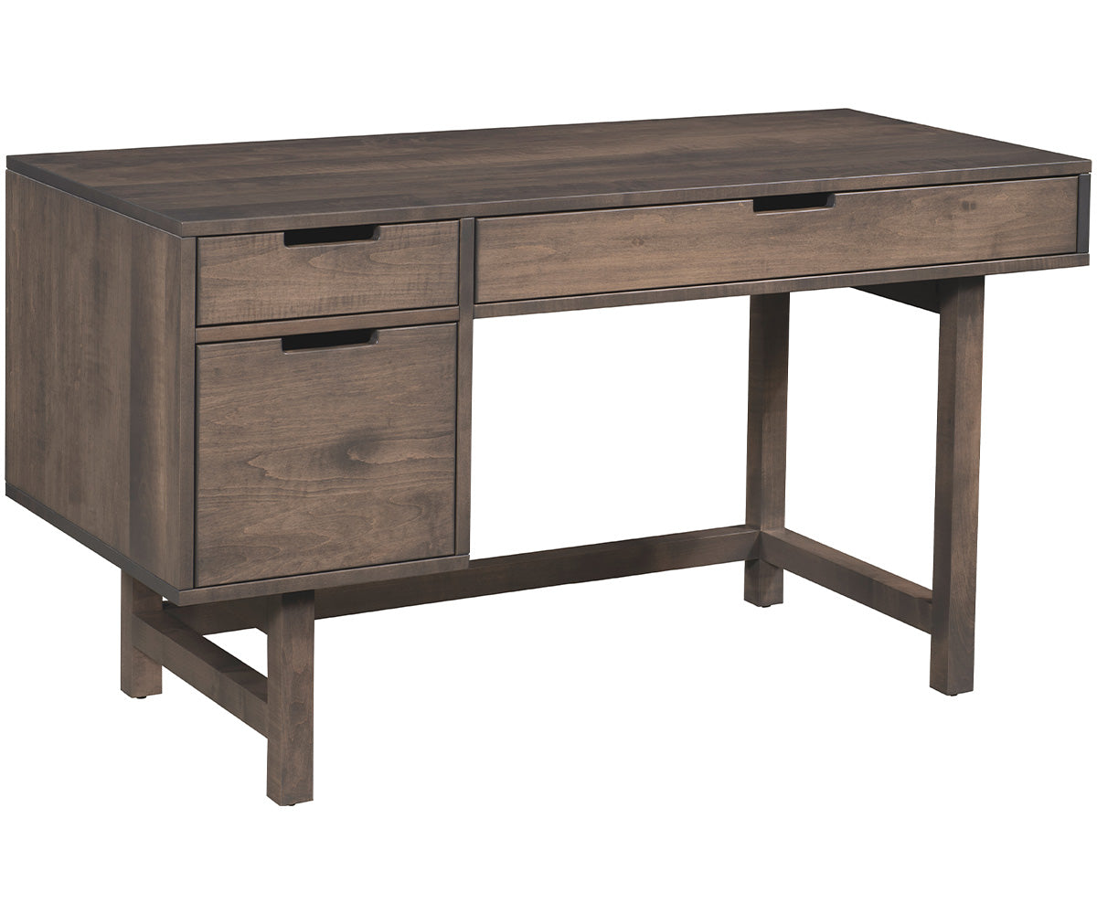 amish desk shown in oak
