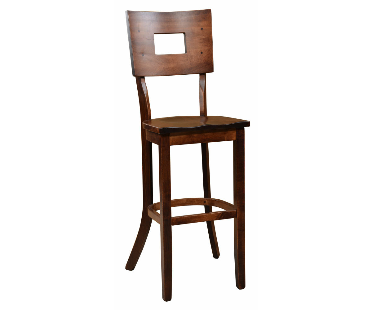 Amish Moline Stationary Bar Chair