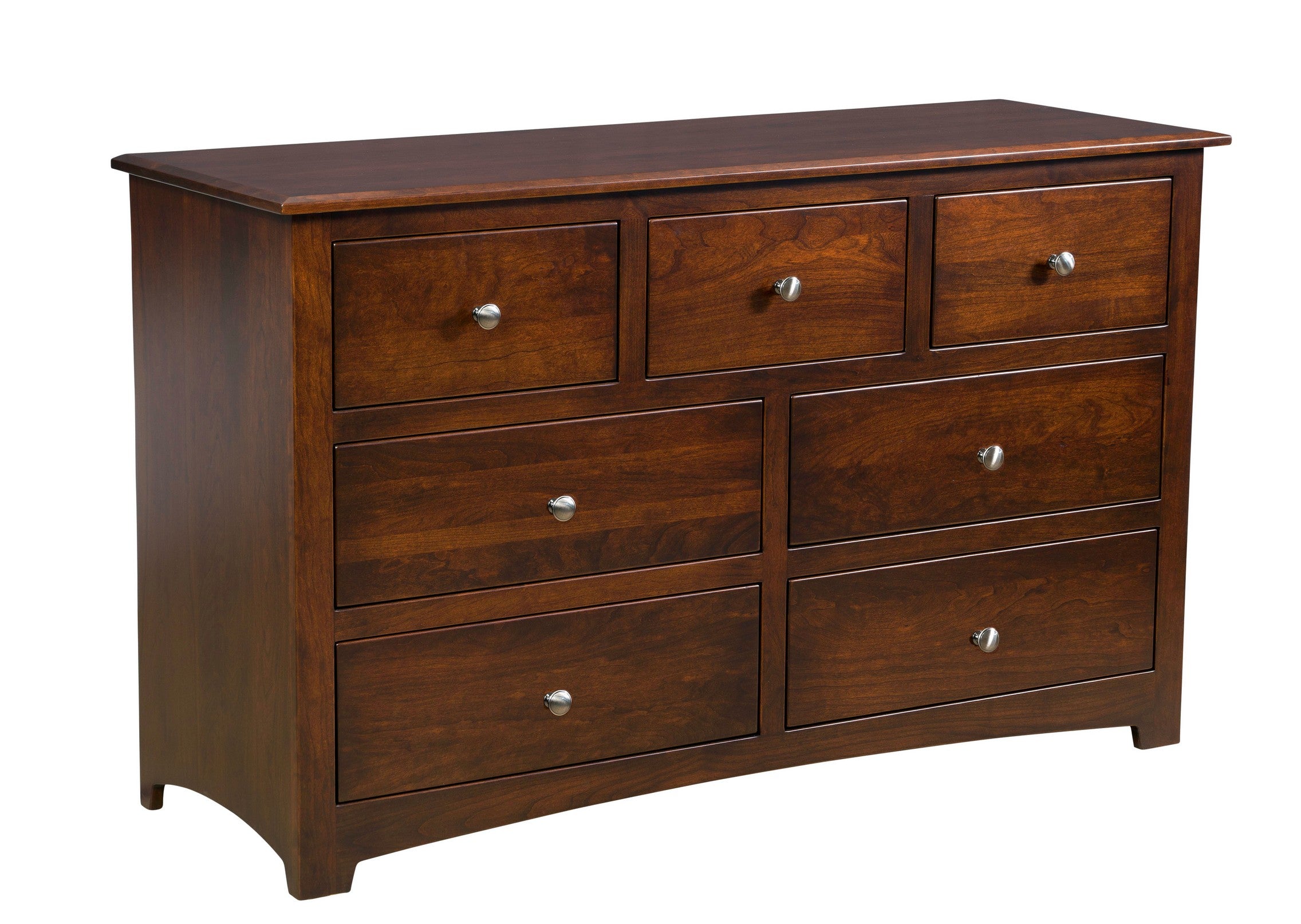 Amish Monterey Seven Drawer Dresser