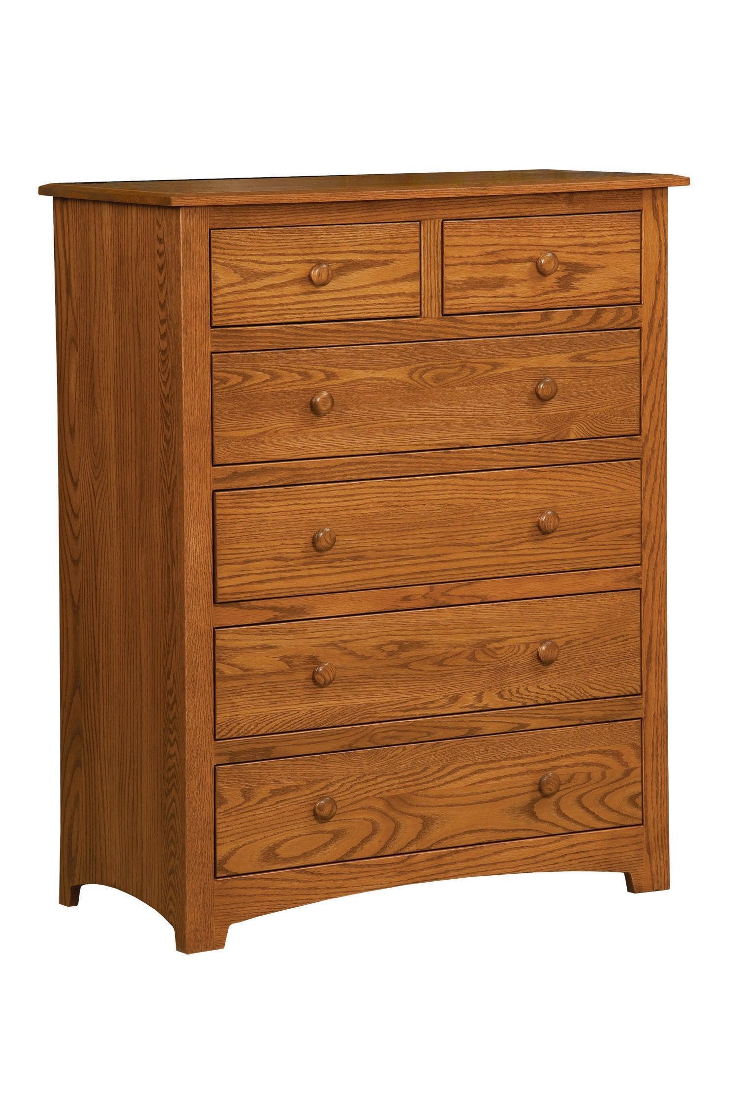 Amish Monterey Six Drawer Chest