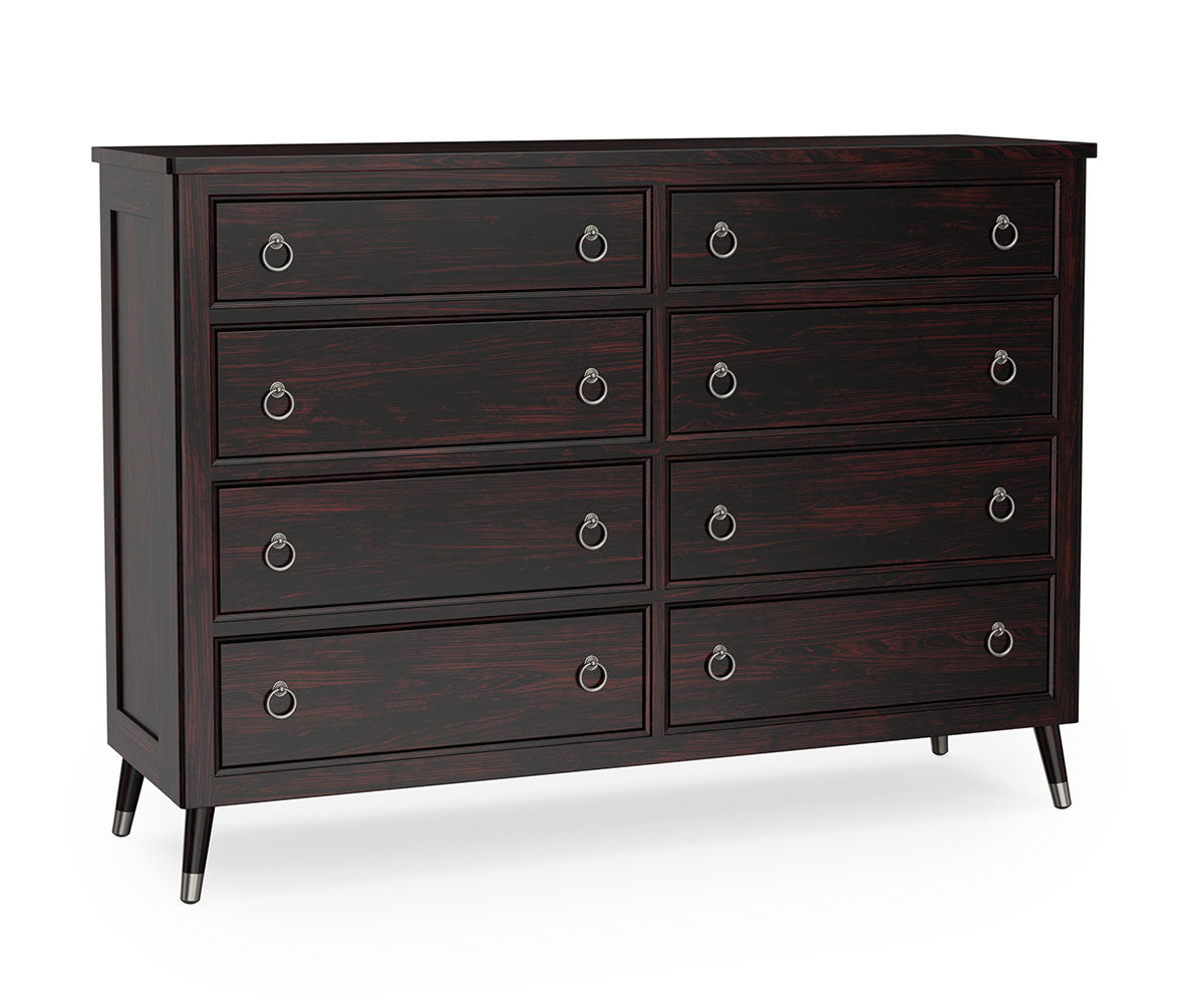 Amish Newport Eight Drawer Dresser-Chest-The Amish House