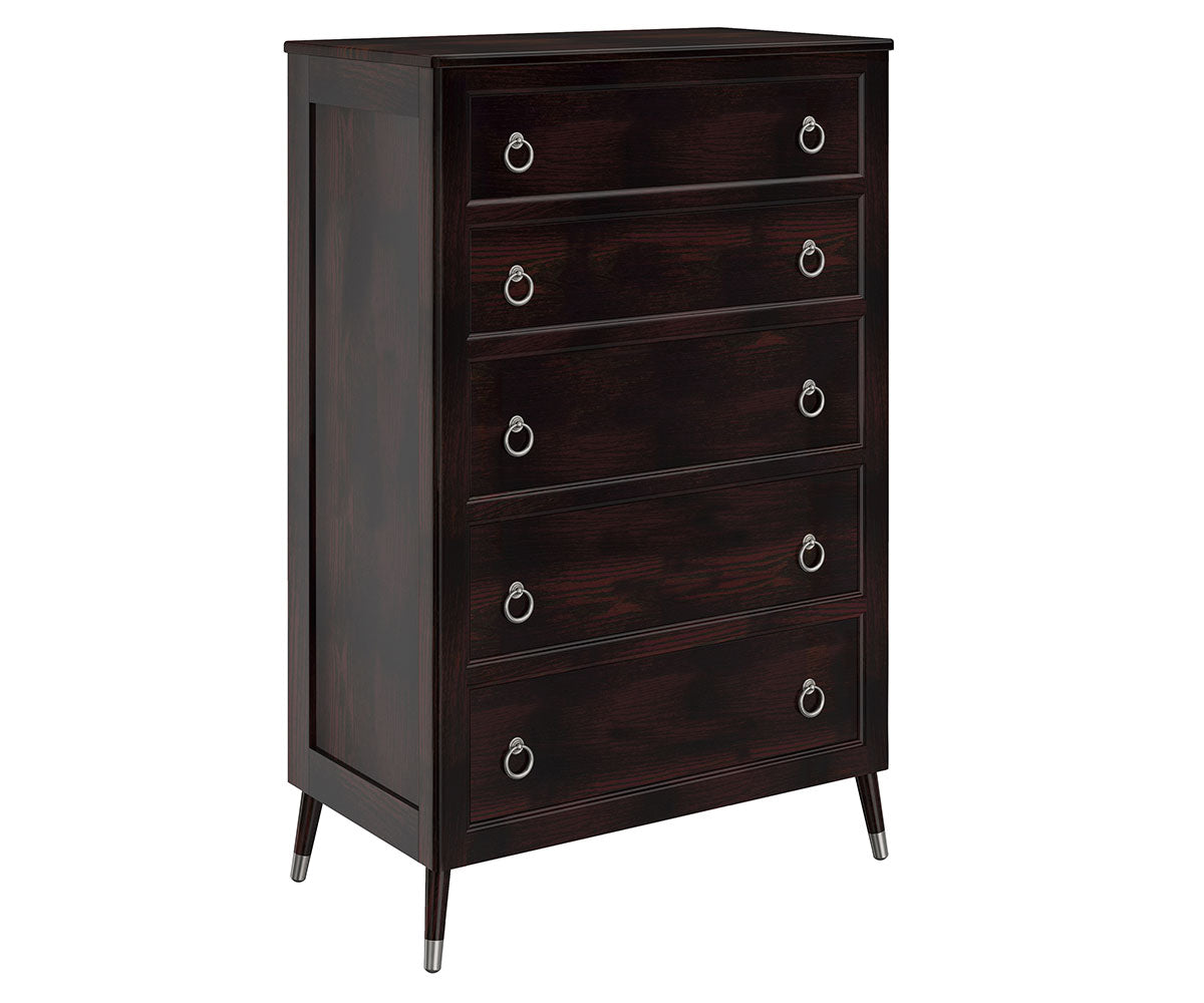 Amish Newport Five Drawer Chest