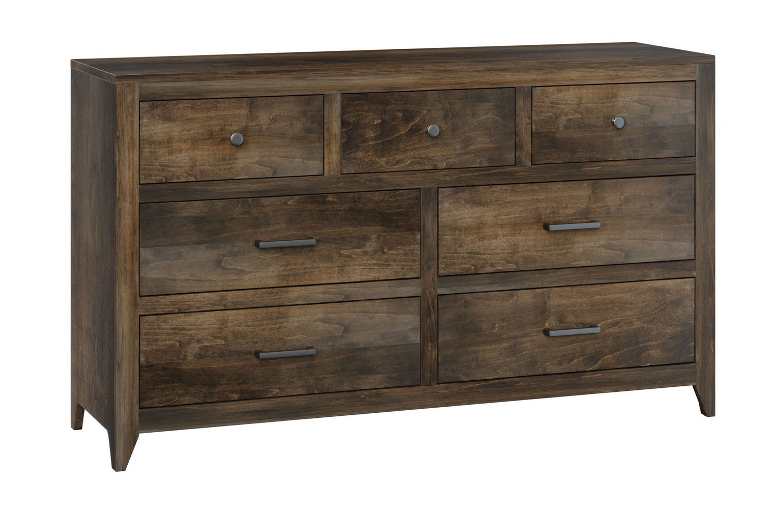 Amish Newport Seven Drawer Dresser