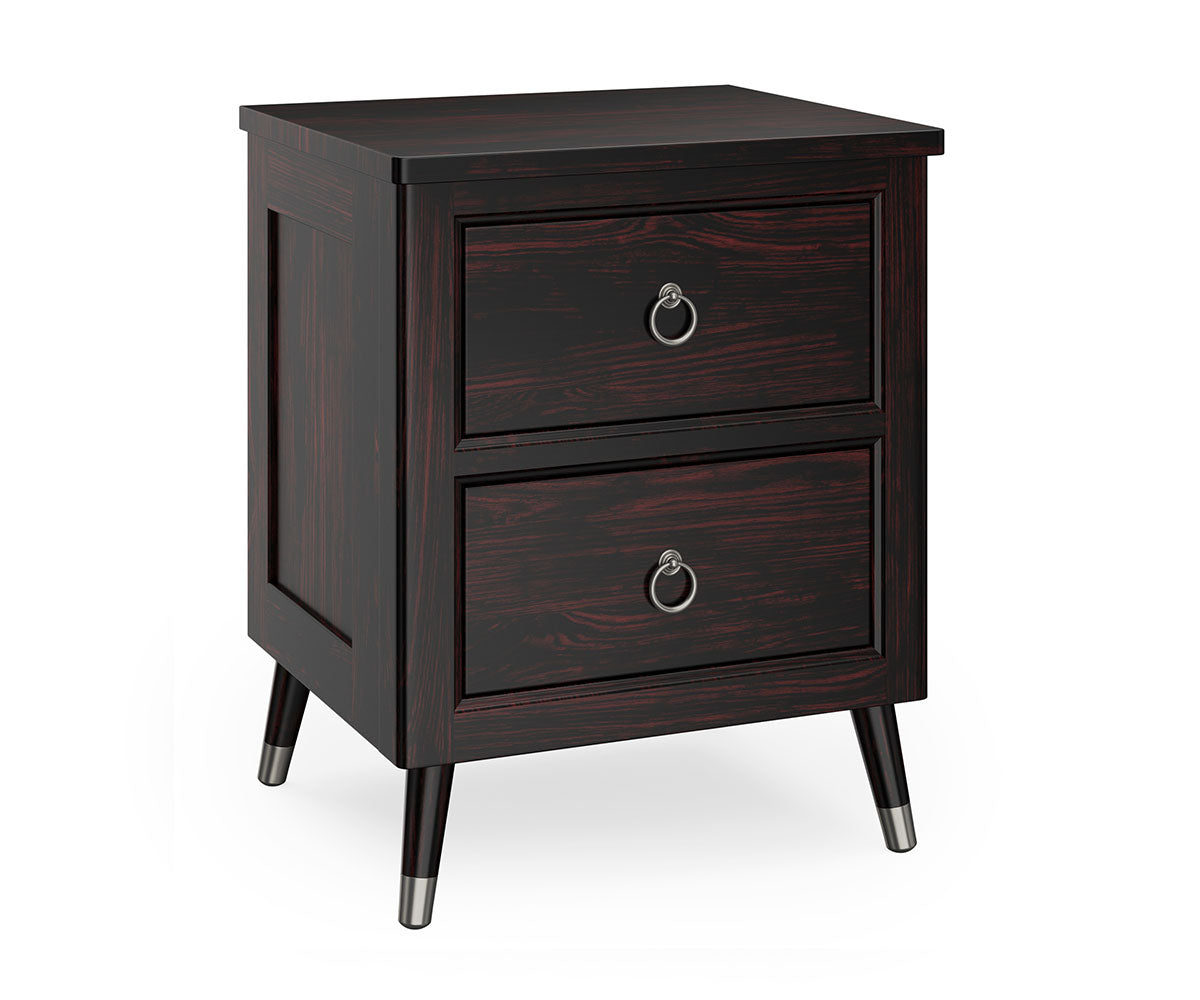 Amish Newport Two Drawer Nightstand