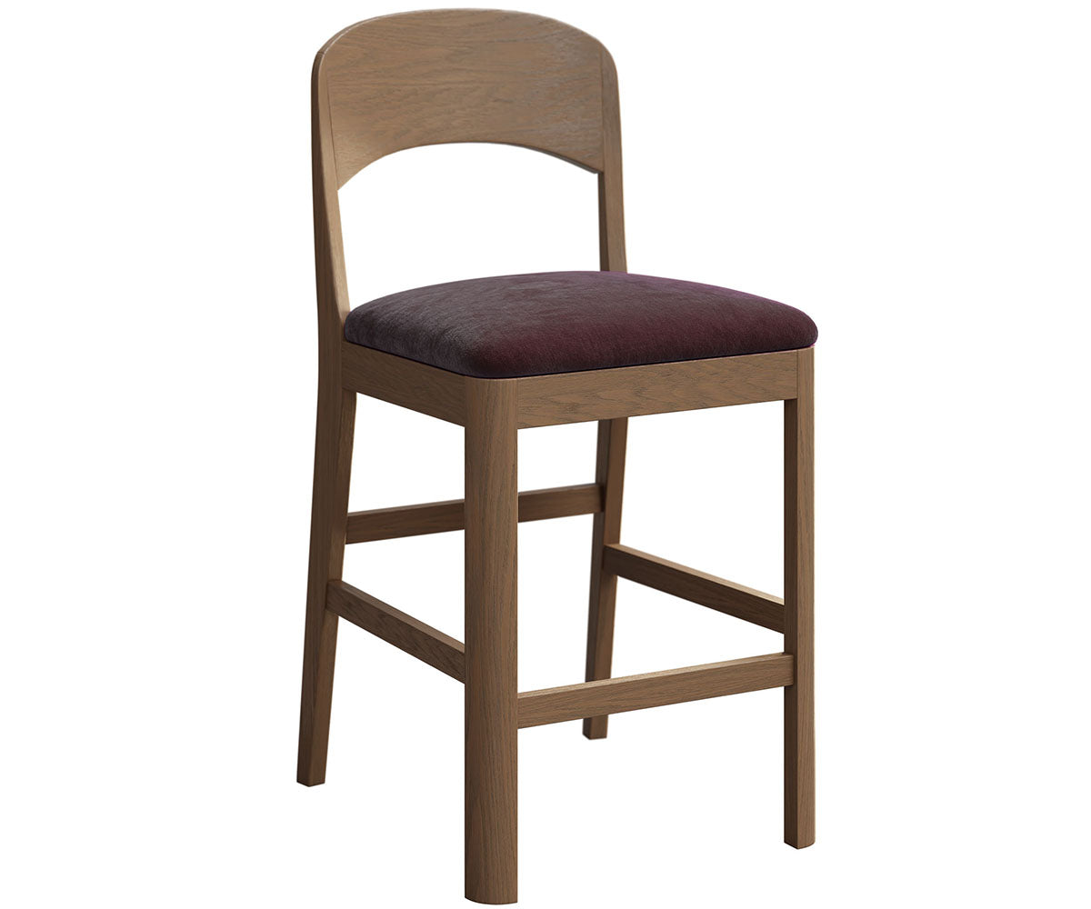 Amish Nova Stationary Bar Chair
