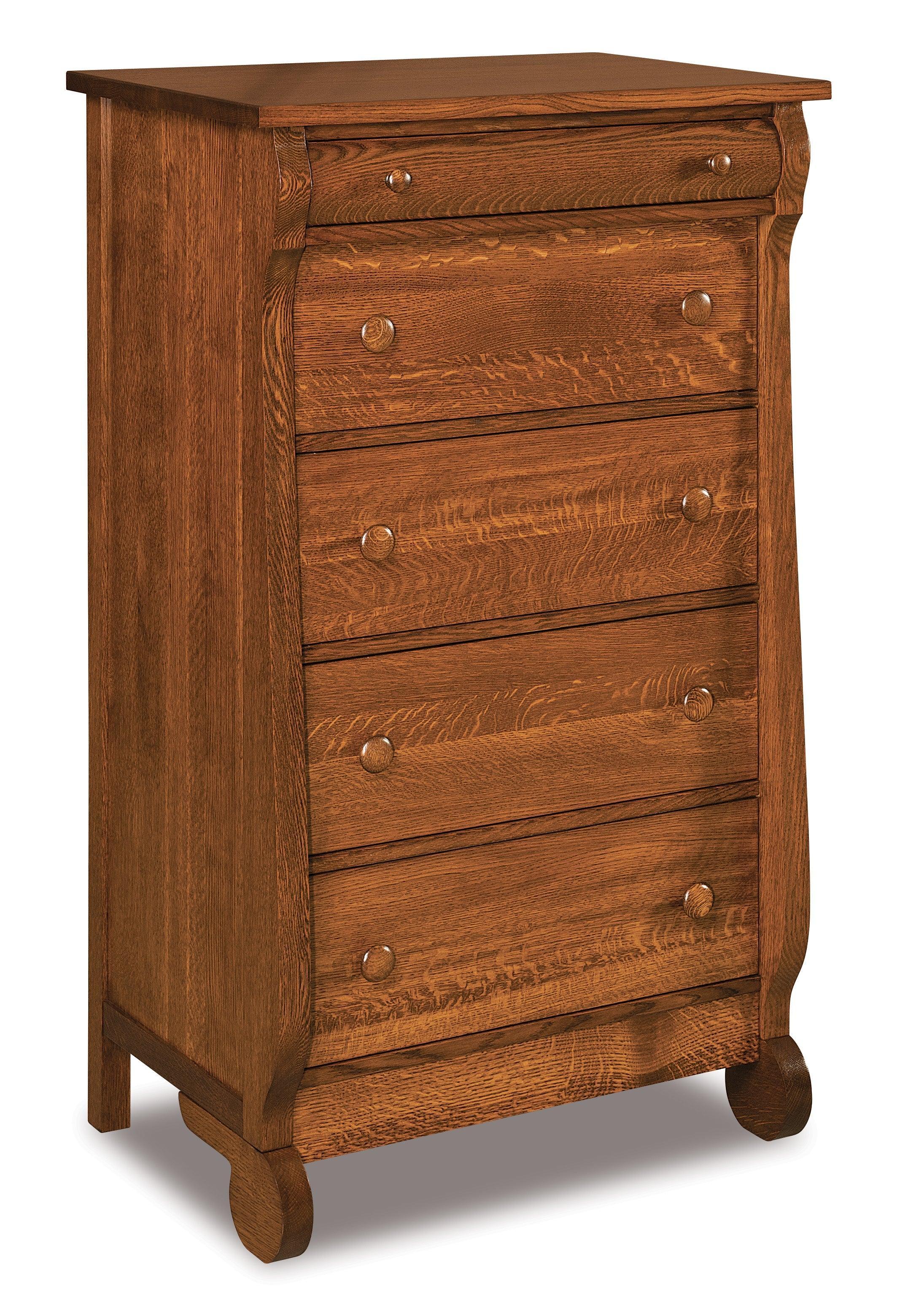 The Amish House Sleigh Drawer Chest