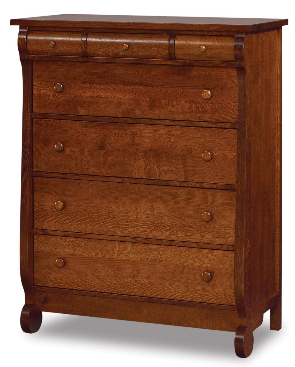 The Amish House Sleigh Drawer Chest