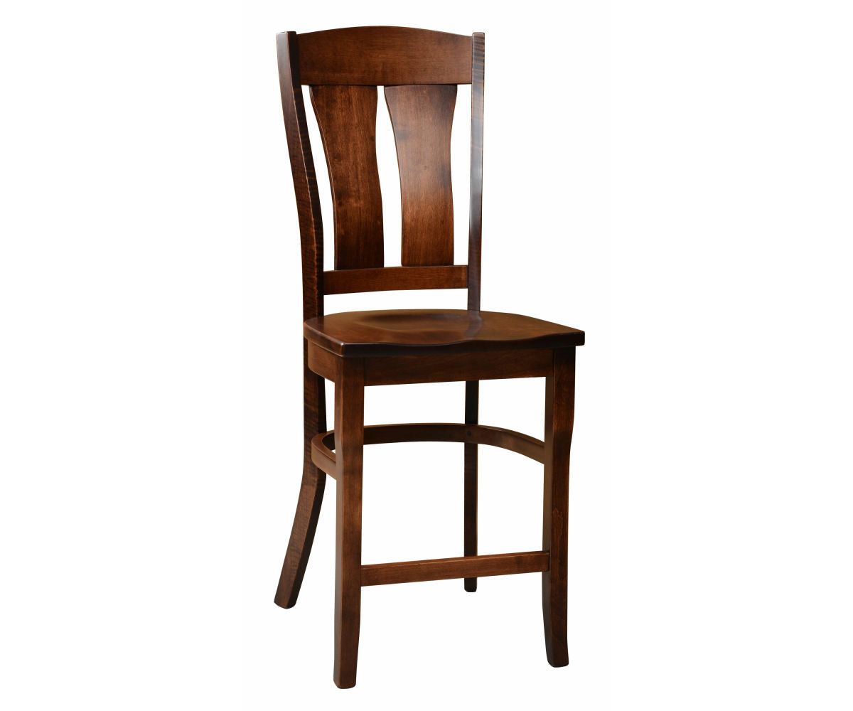 Amish Omaha Stationary Bar Chair