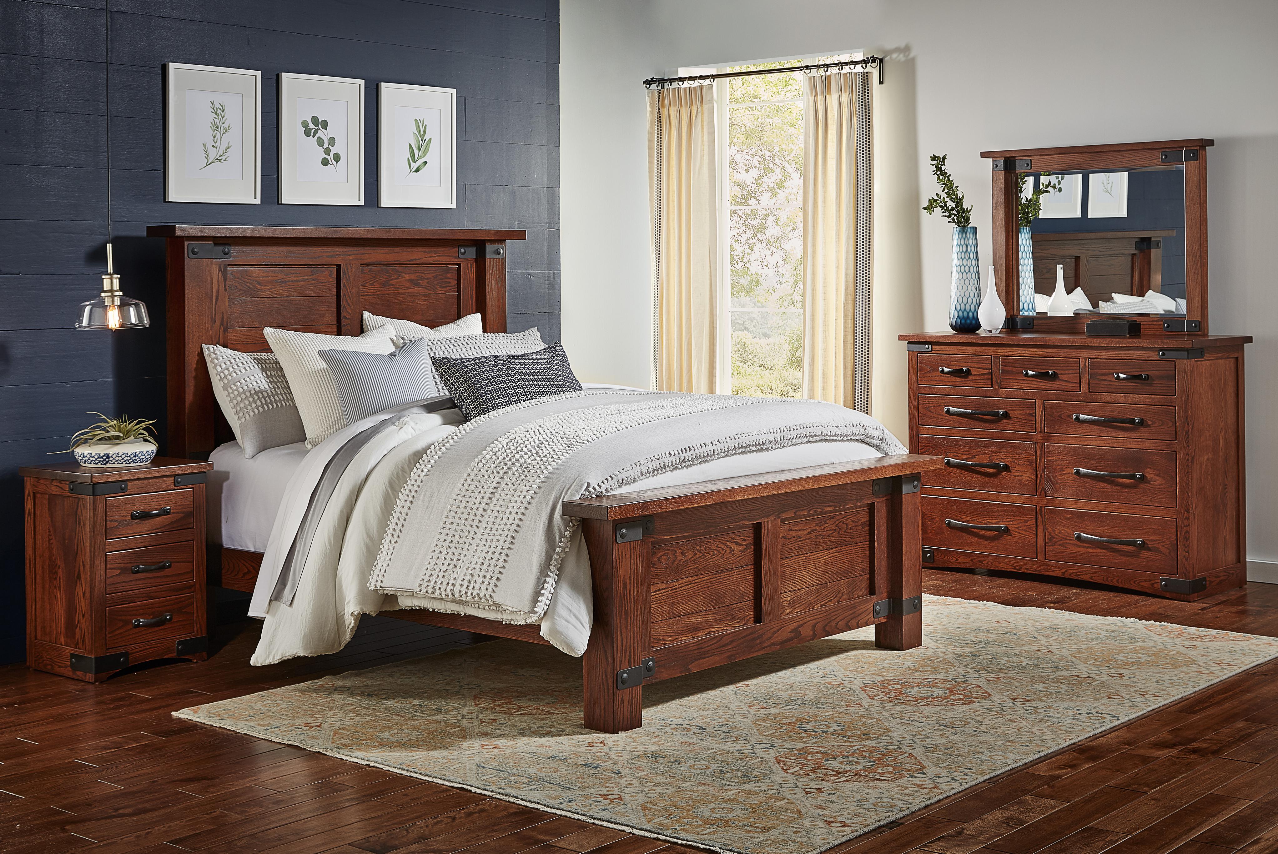 Amish Orewood Bed - Thumbnail 3