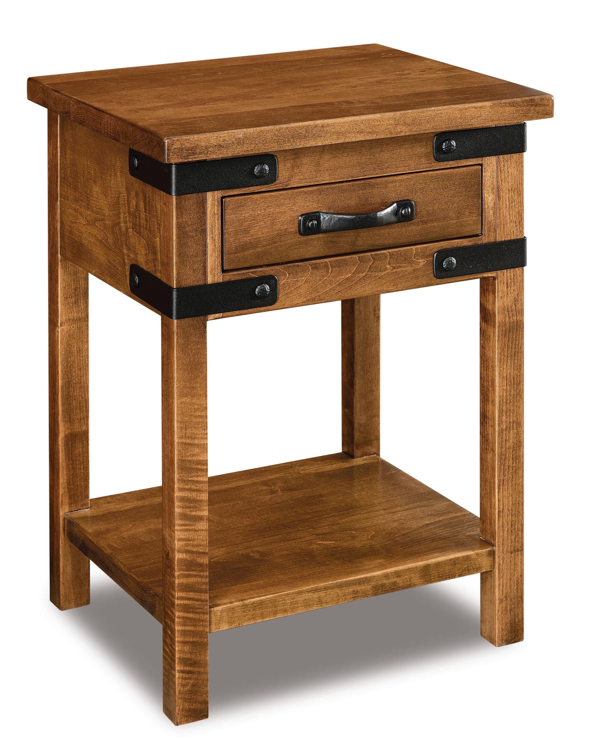 Amish Orewood One Drawer Nightstand