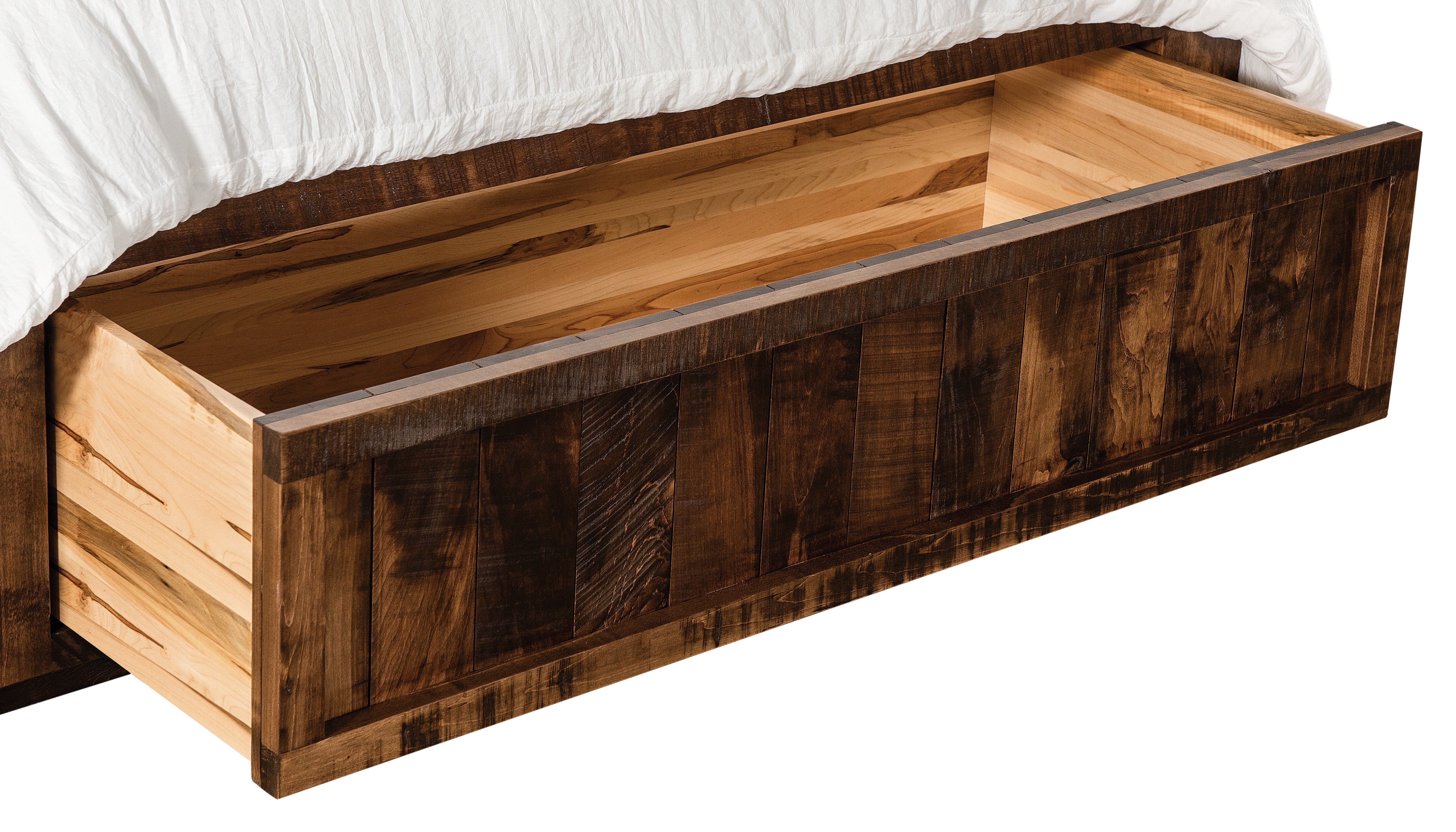 Amish Platform Bed - Thumbnail 4
