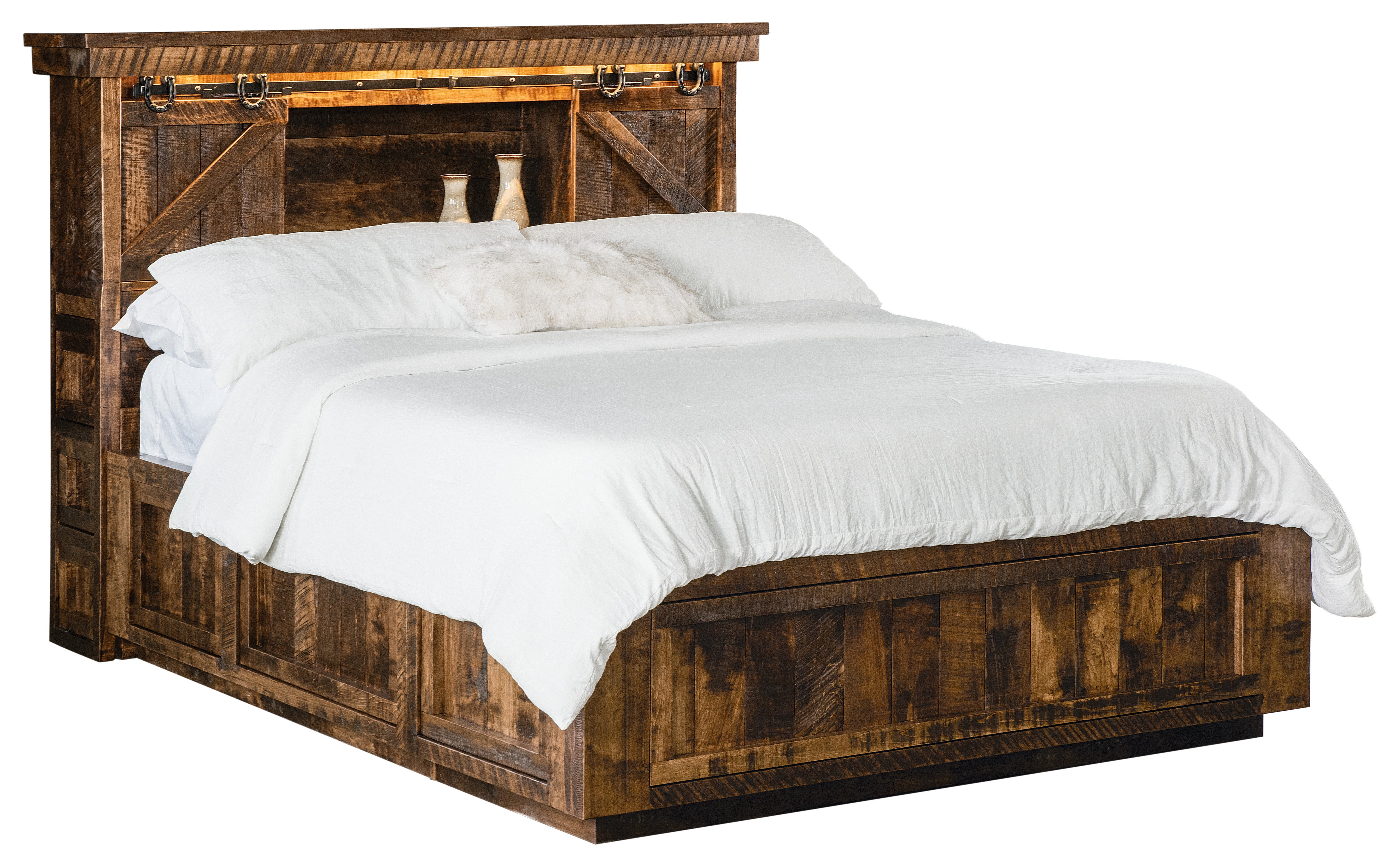 Amish Platform Bed - Thumbnail 2