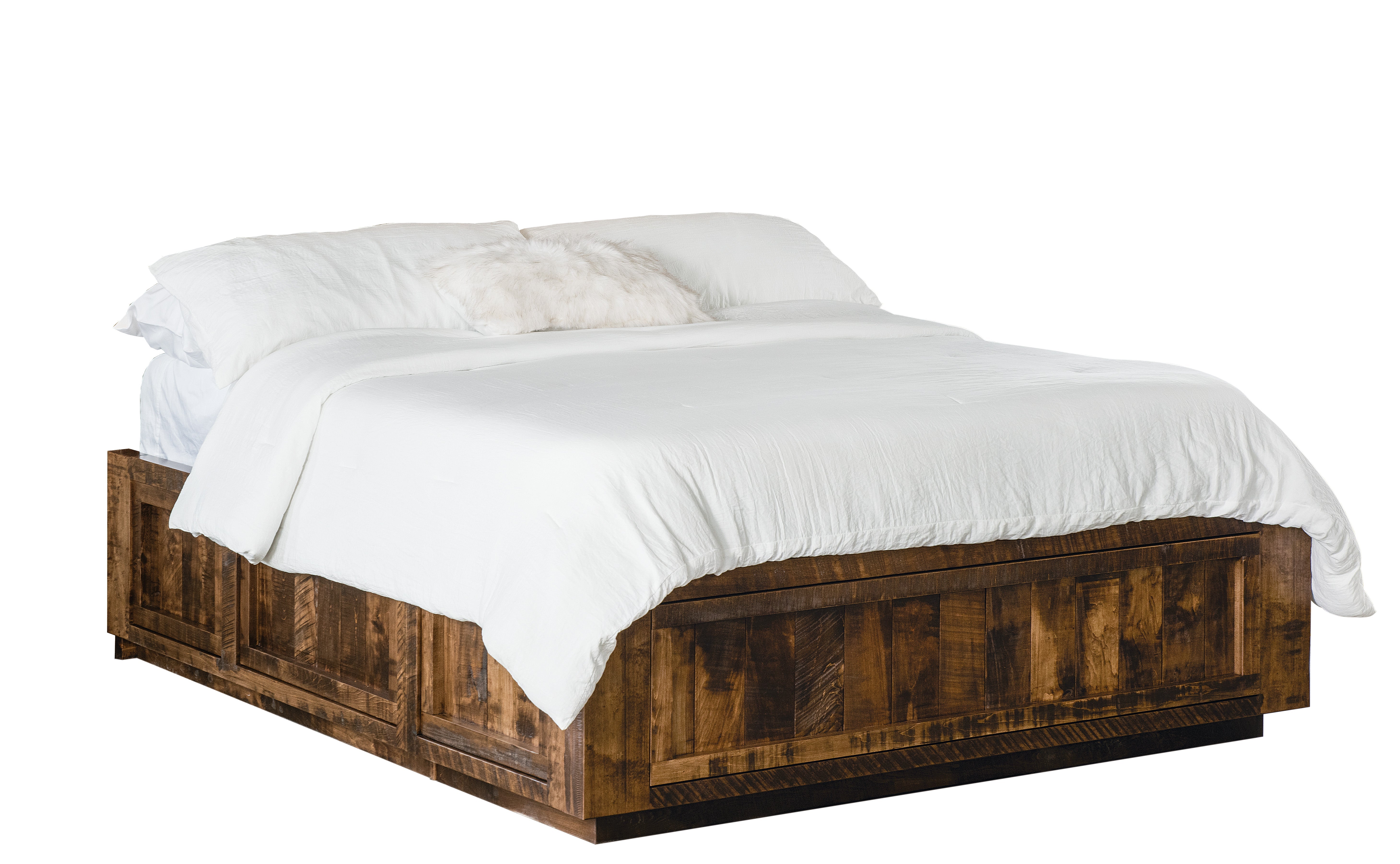 Amish Platform Bed - Thumbnail 3