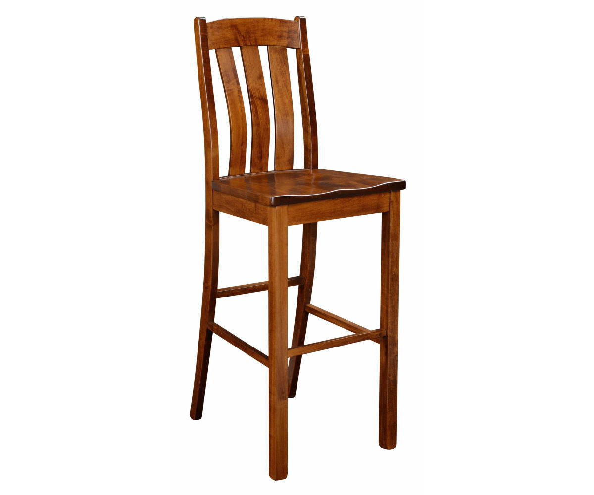 Amish Raleigh Stationary Bar Chair