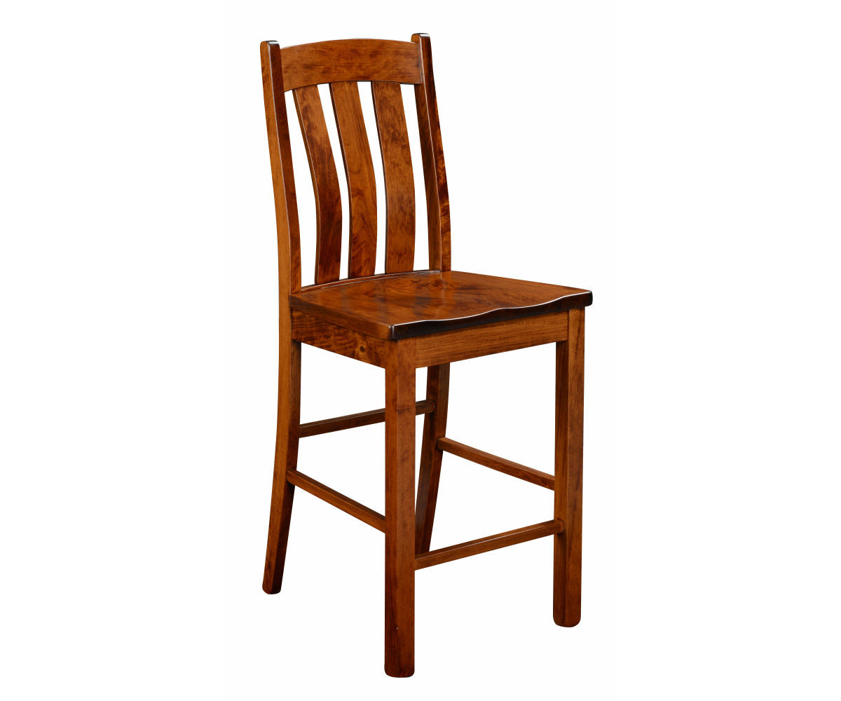 Amish Raleigh Stationary Bar Chair