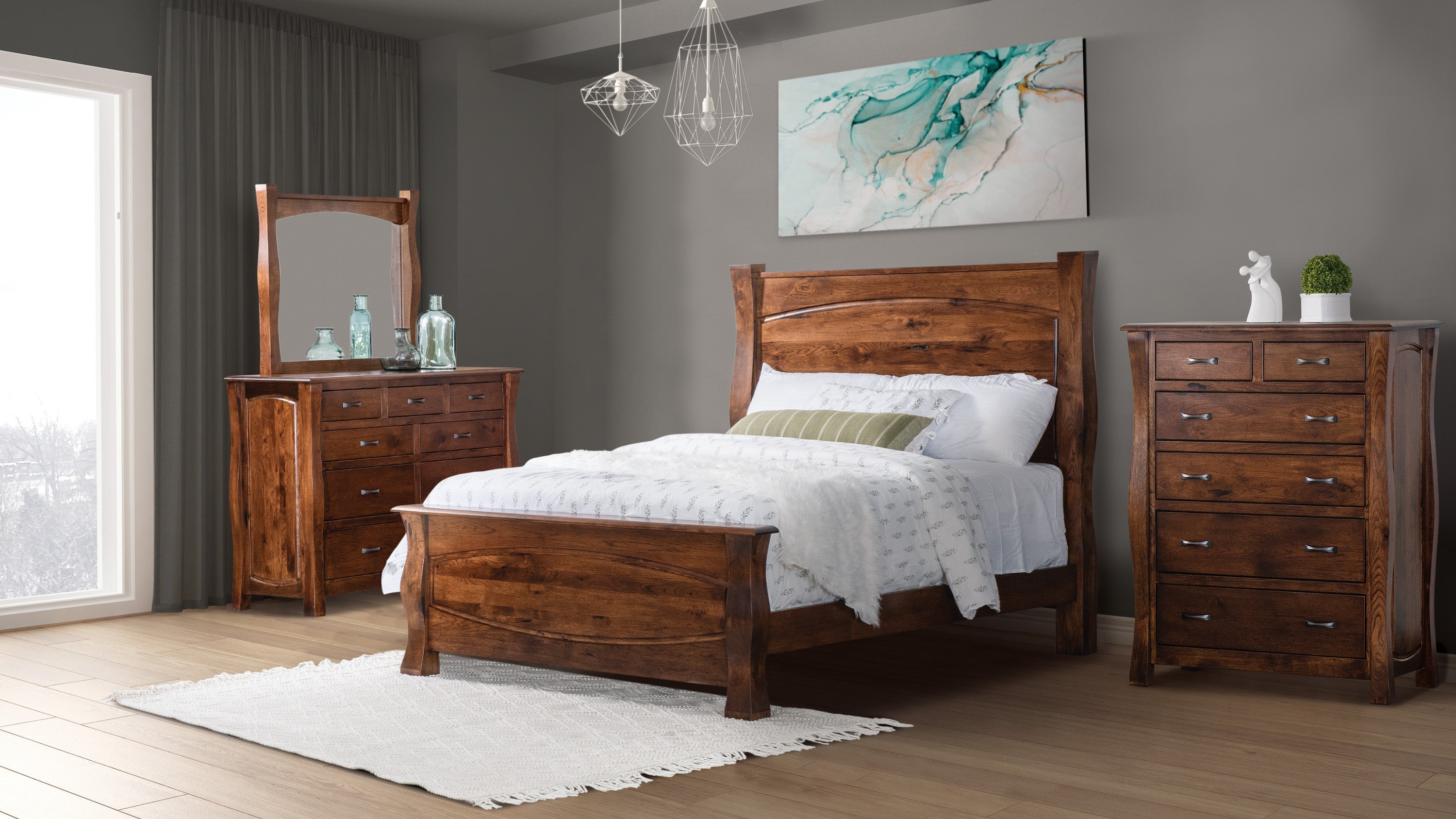 Amish Reno Bed - Thumbnail 2