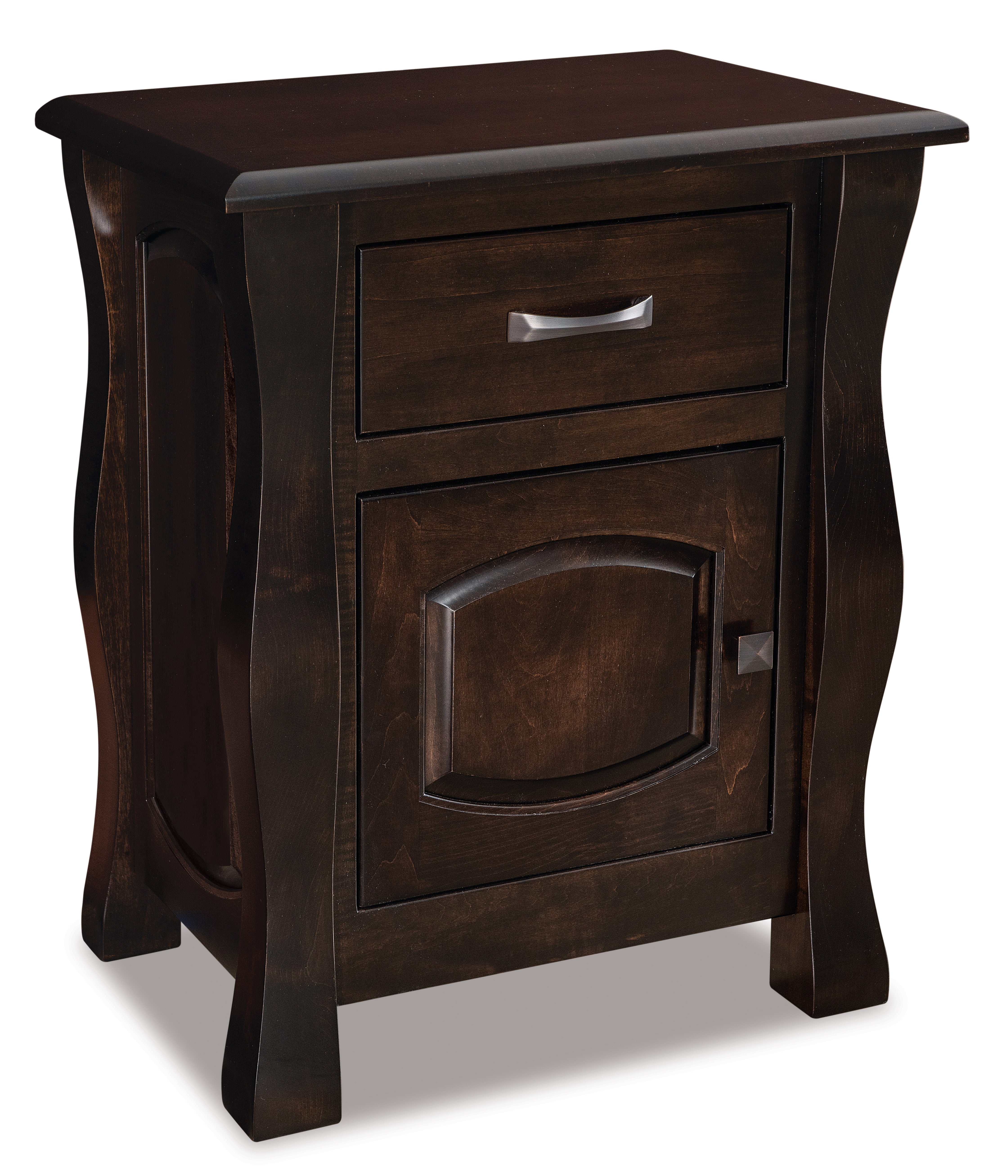 Amish Reno One Drawer One Door Nightstand