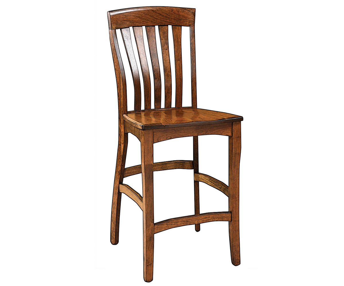 Amish Richland Stationary Bar Chair