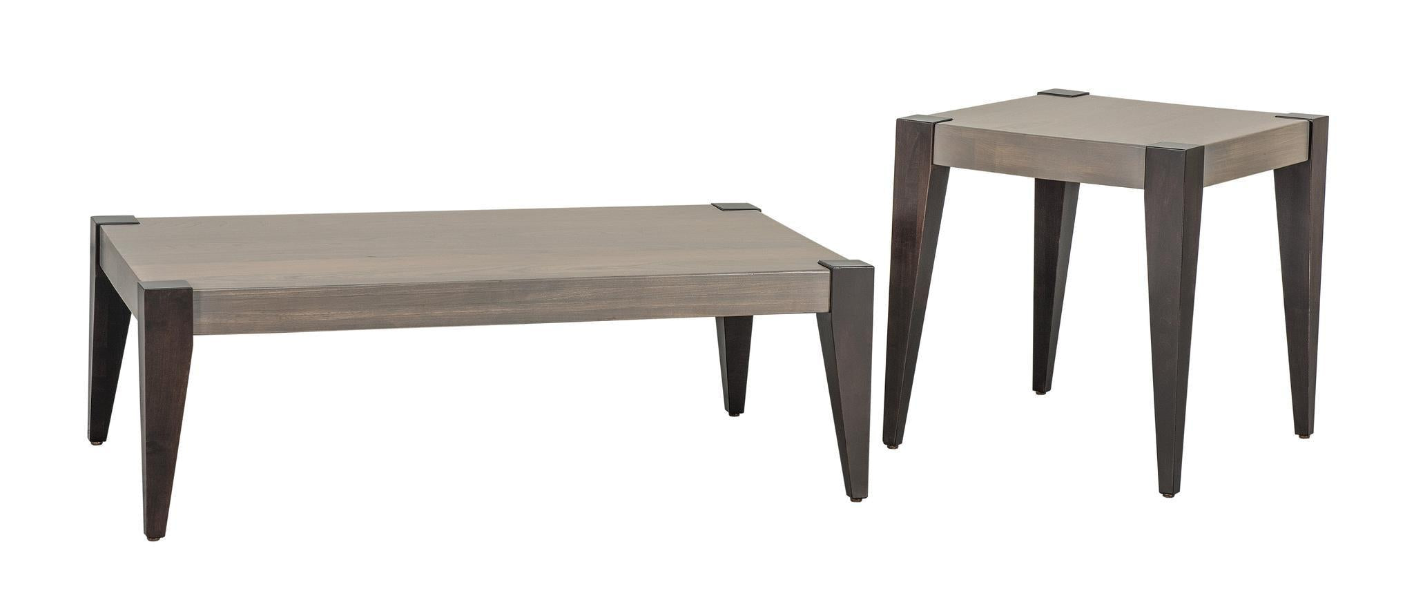 Amish Robinson Living Room Tables-Table-Standard End Table-Brown Maple-The Amish House