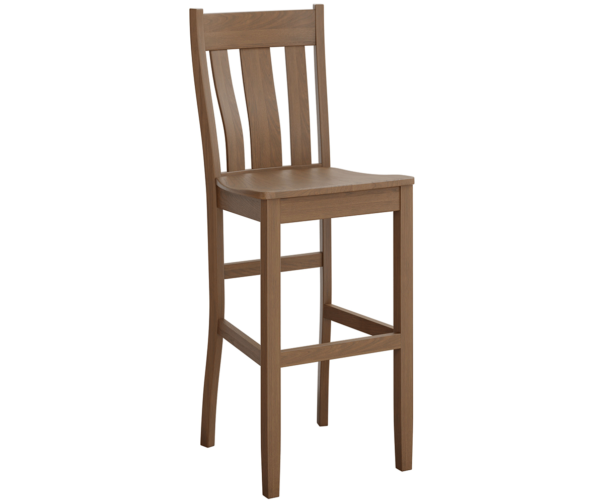 Amish Rochester Stationary Bar Chair - Thumbnail 2
