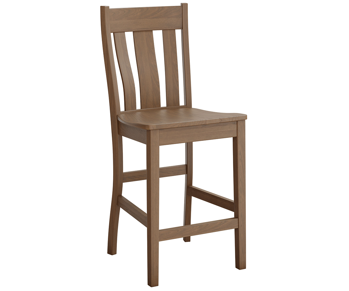 Amish Rochester Stationary Bar Chair