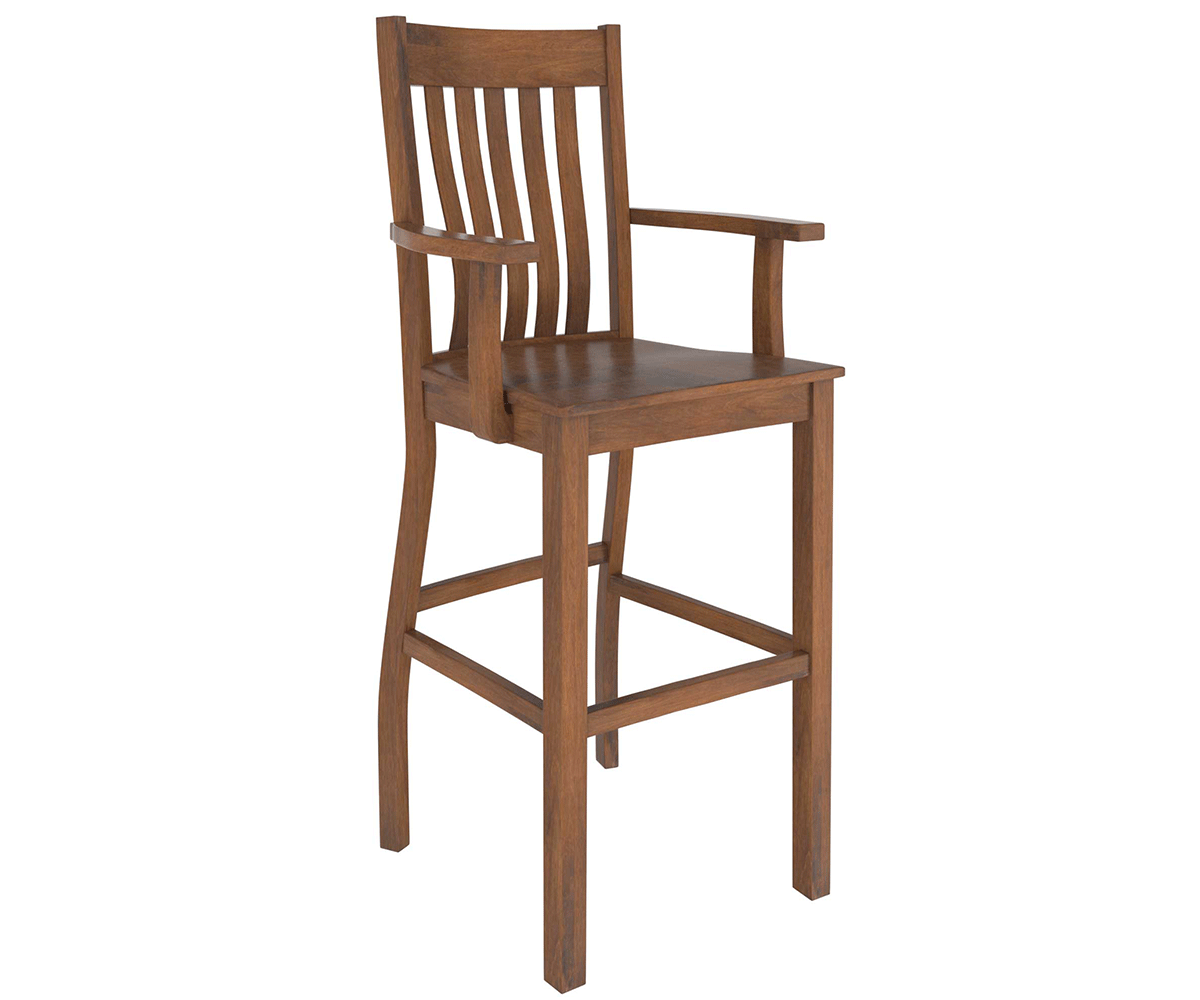Amish Rockfort Stationary Bar Chair