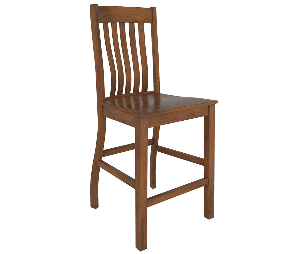 Amish Rockfort Stationary Bar Chair