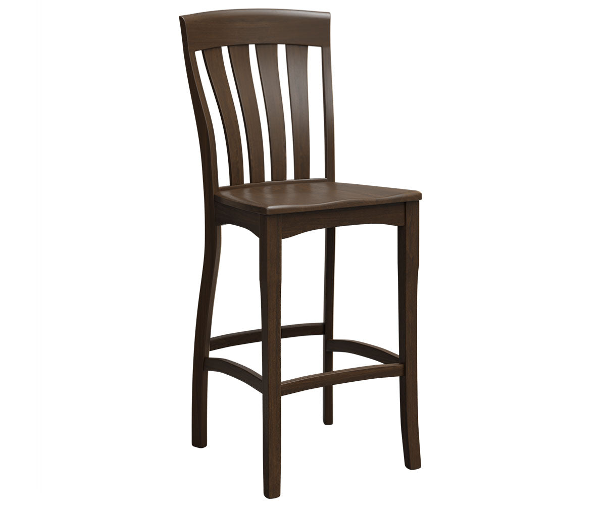 Amish Roland Stationary Bar Chair
