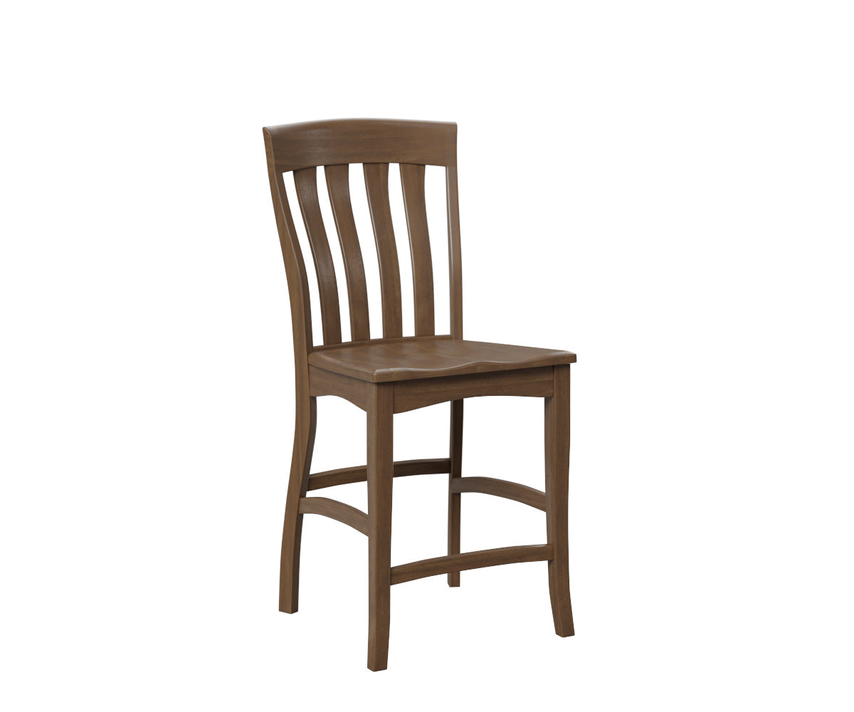 Amish Roland Stationary Bar Chair