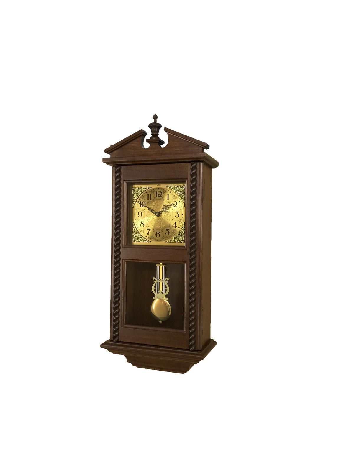 Team Roping Wall Clock Amish Rope Wall Clock with Gold Dial – The Amish House