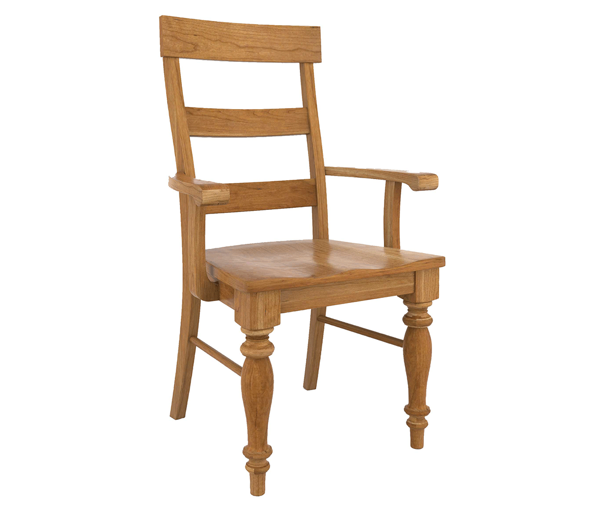 Amish Savannah Chair-Chair-Arm Chair-Oak-The Amish House