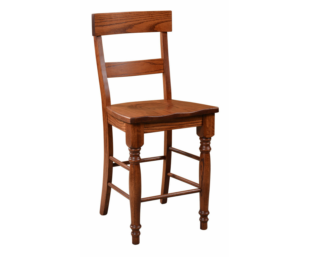 Amish Savannah Stationary Bar Chair