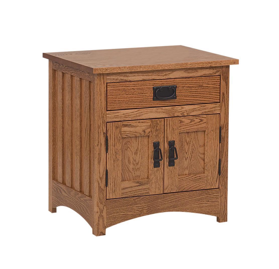Amish Schwartz Mission One Drawer Nightstand
