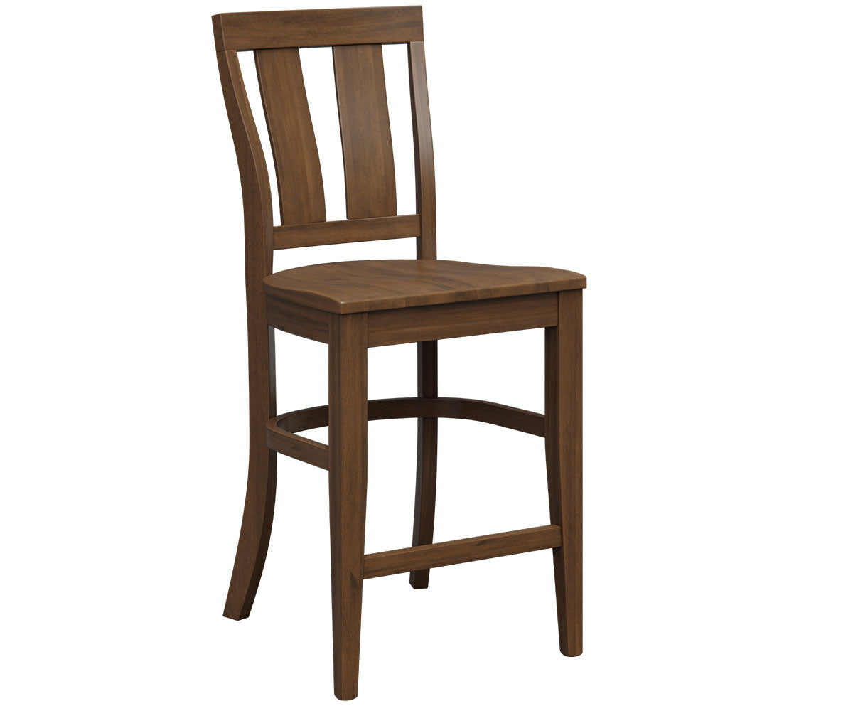 Amish Secrest Stationary Bar Chair